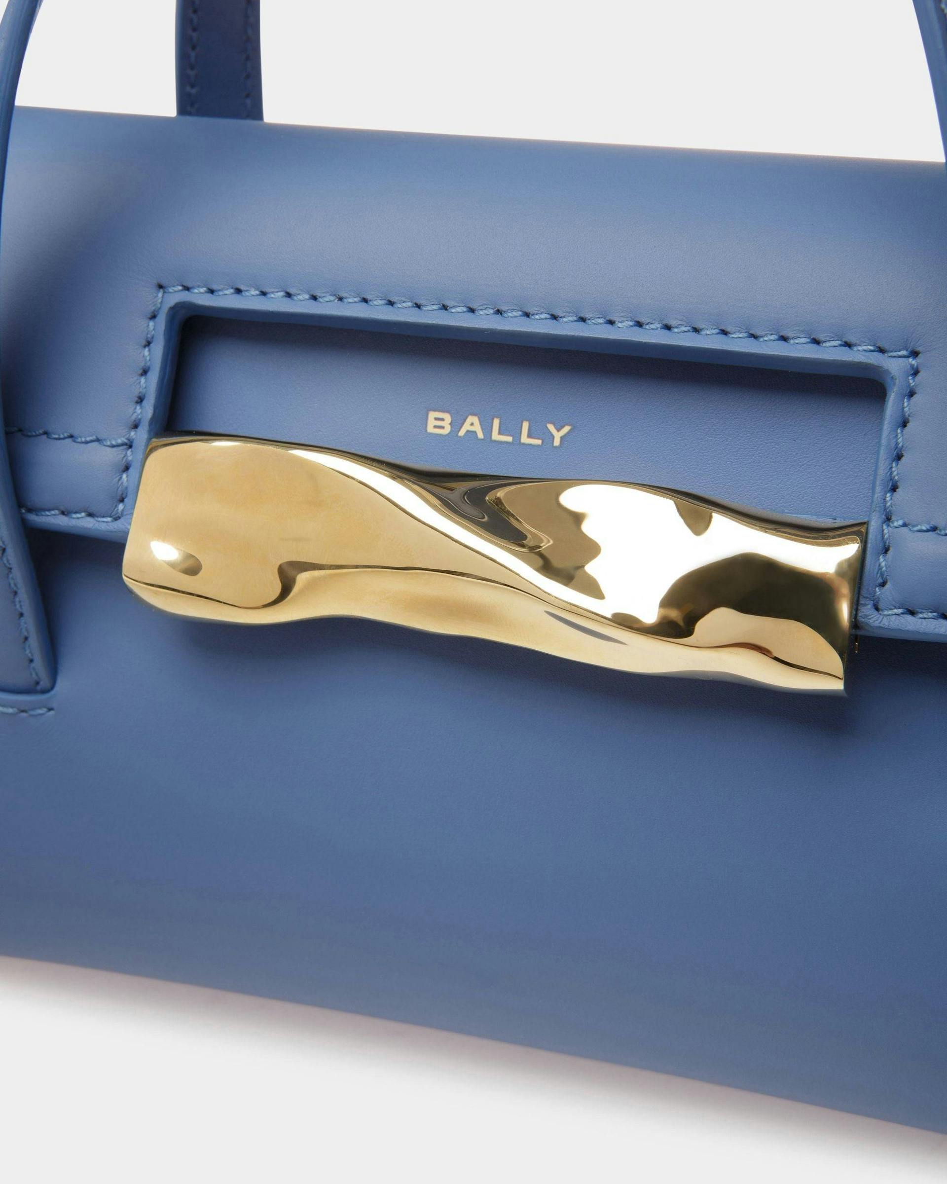 Baroque Minibag In Blue Kiss Leather - Women's - Bally - 06