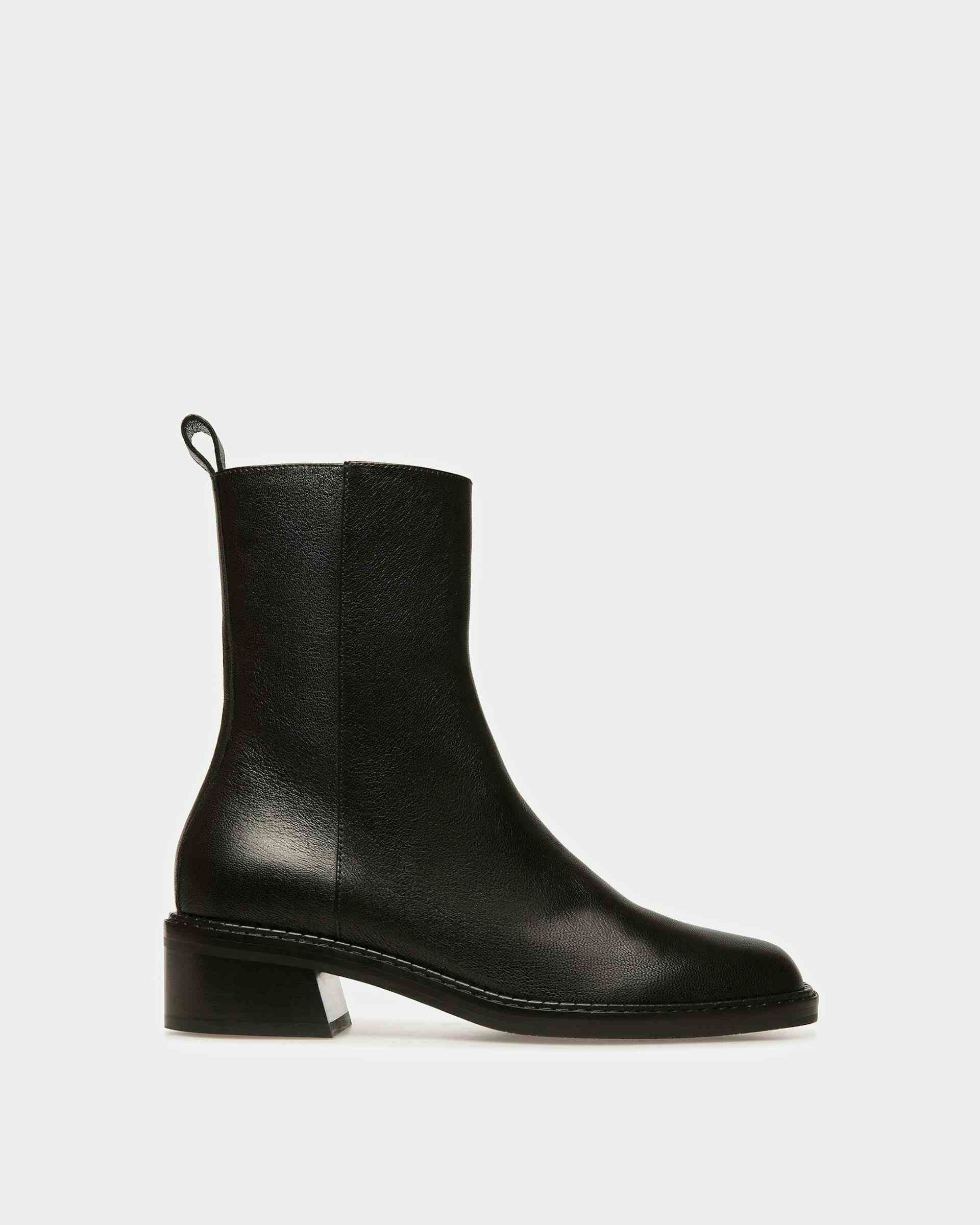 Austine Leather Boots In Black - Women's - Bally
