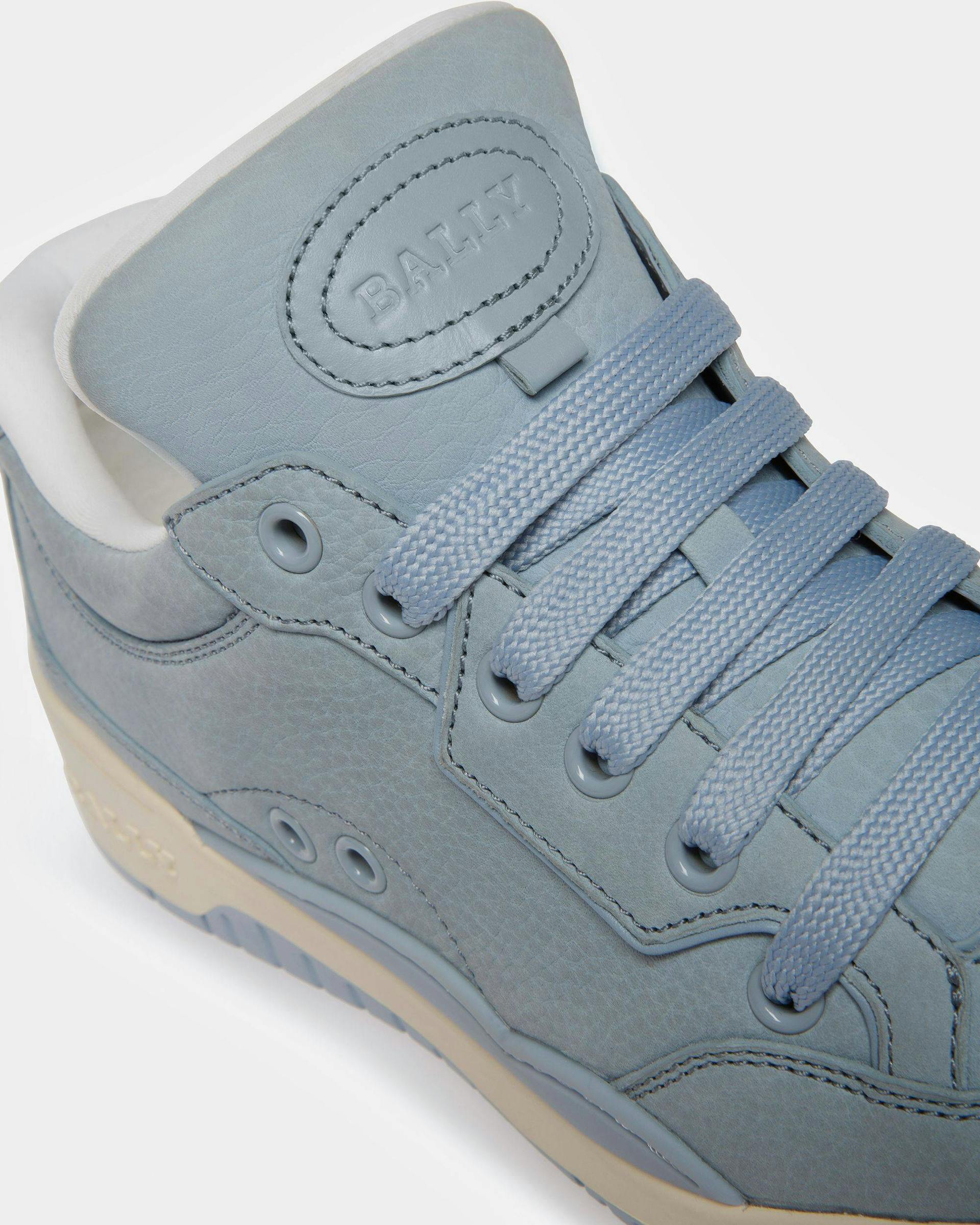 Kiro Leather Sneakers In Light Blue - Women's - Bally - 06