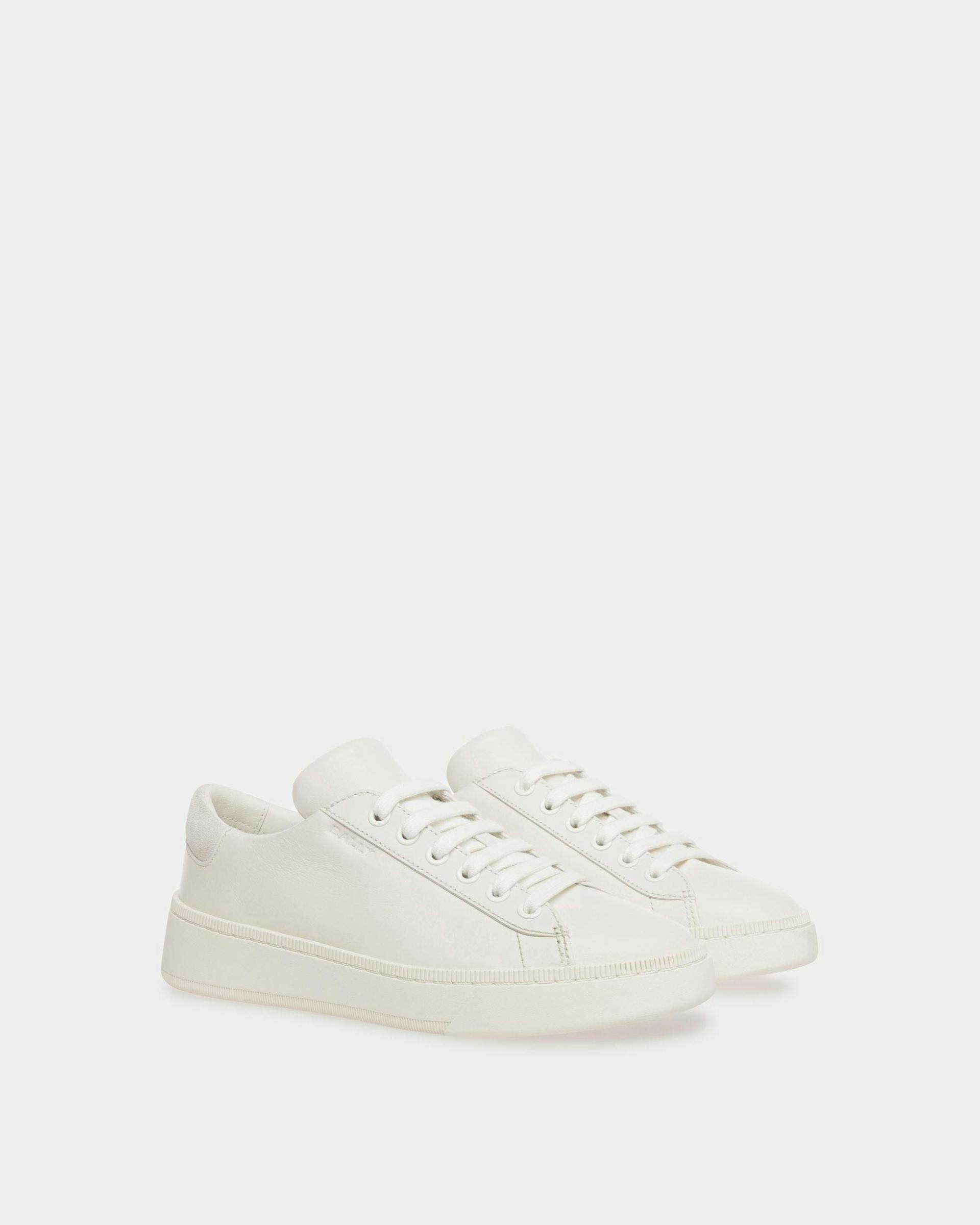 Raise Sneakers In White Leather - Women's - Bally - 04
