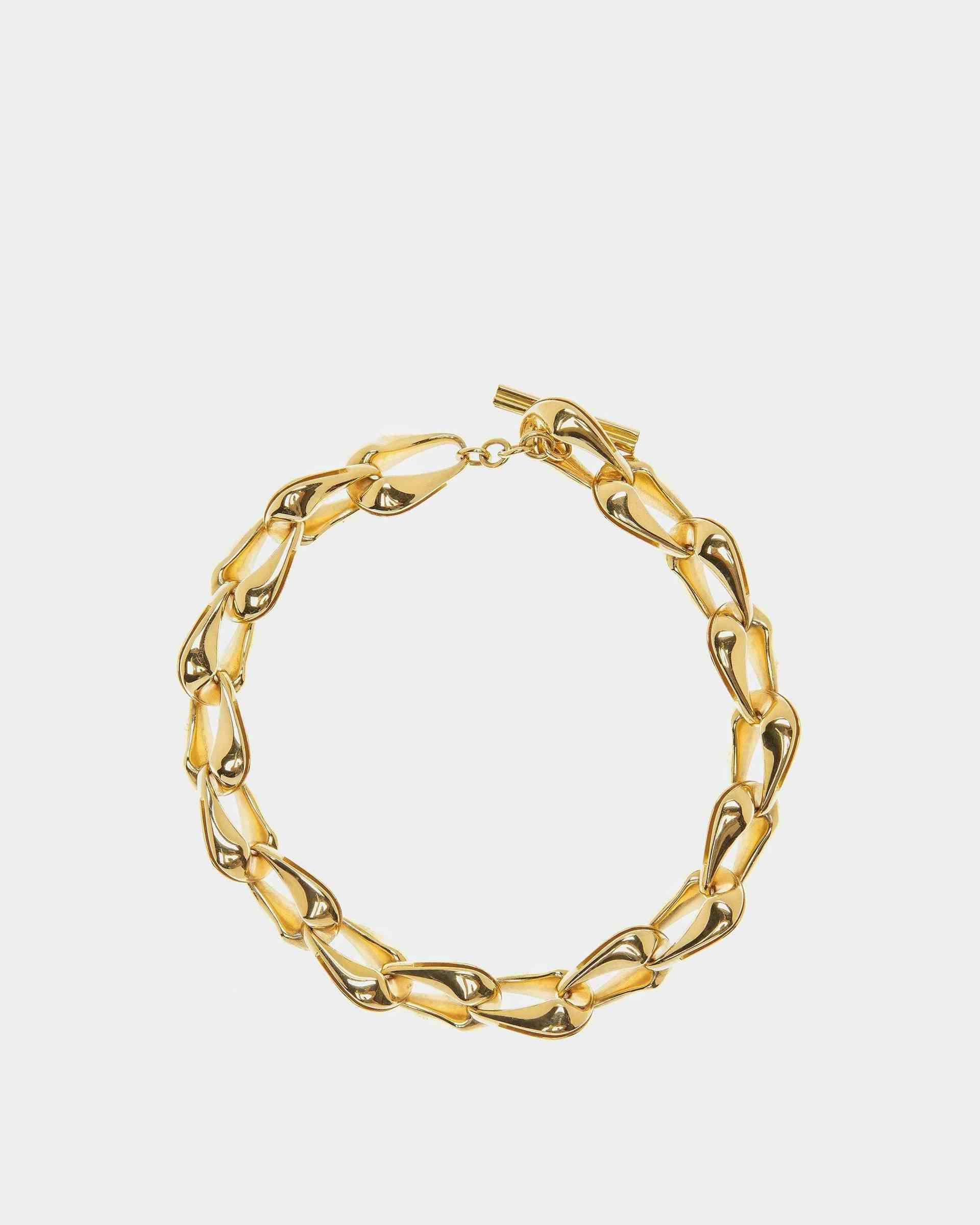T-Bar Chunky Necklace In Yellow-Gold - Women's - Bally