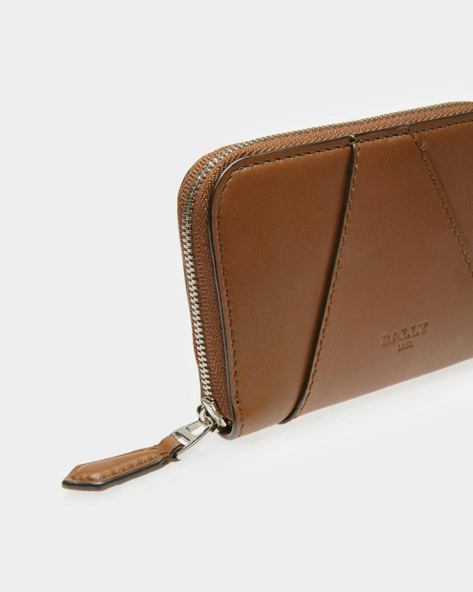 Angye Leather Wallet In Brown - Women's - Bally - 04