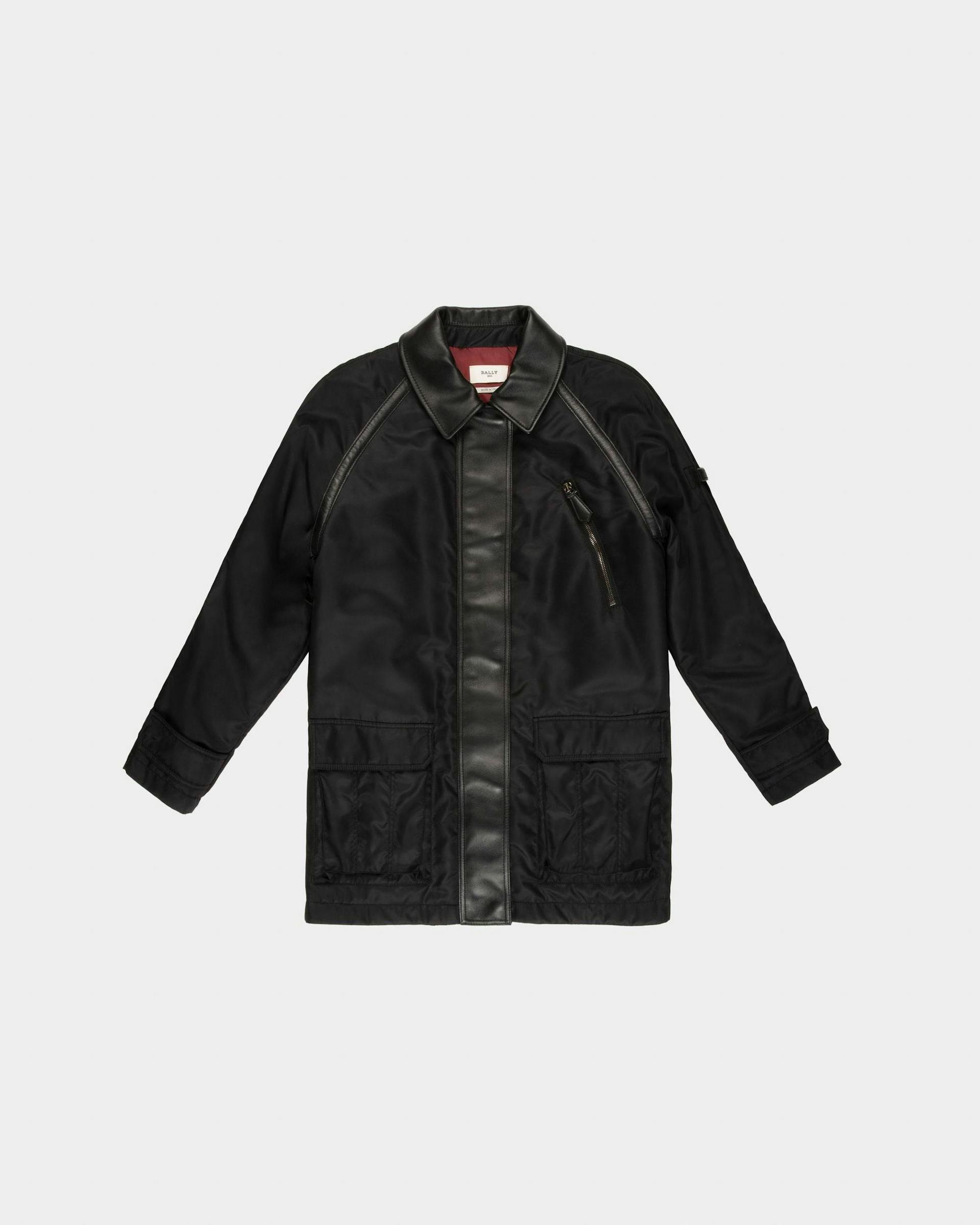 Recycled Nylon Jacket In Black - Women's - Bally - 04
