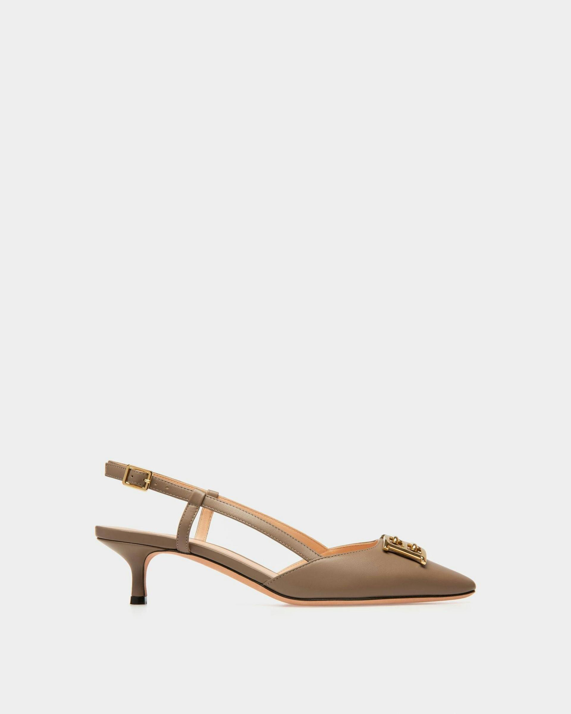 Eva Leather Pumps In Canapa - Women's - Bally - 01