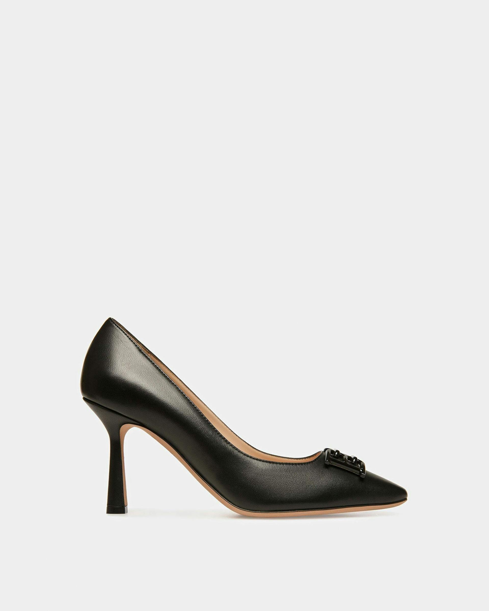 Evanca Leather Pumps In Black - Women's - Bally - 01
