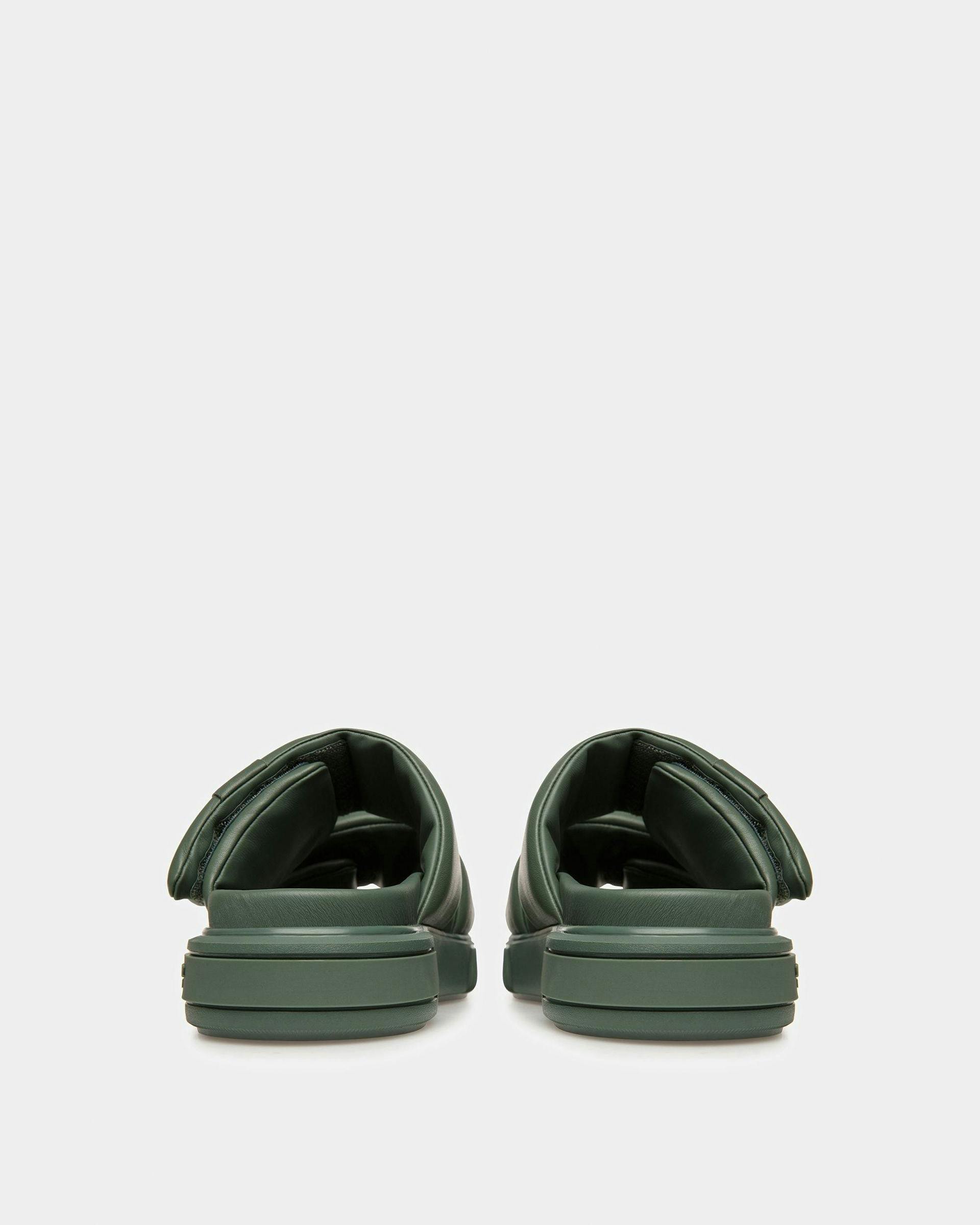 Joey-W Leather Sandals In Sage - Women's - Bally - 04