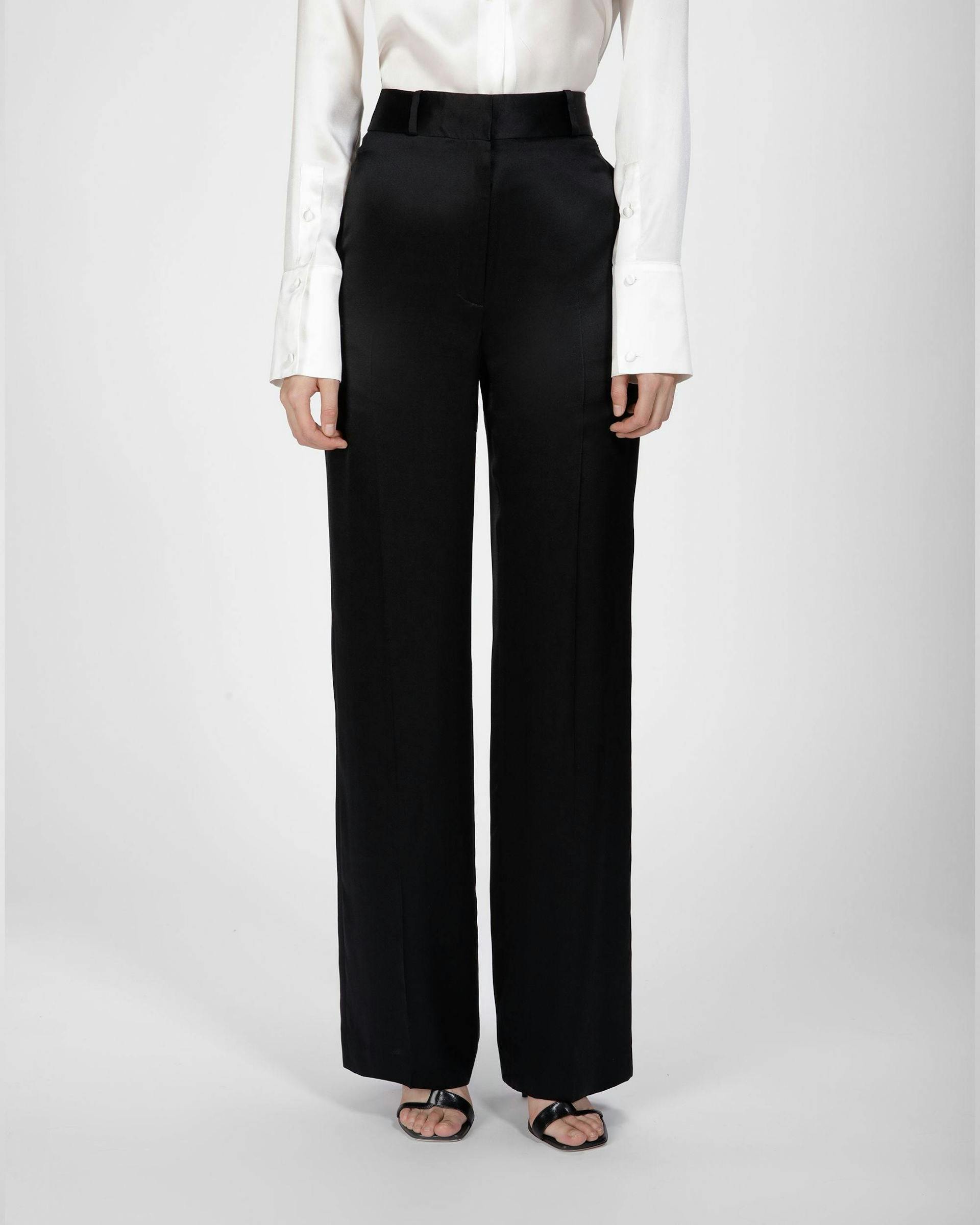 Silk Pants In Black - Women's - Bally - 03