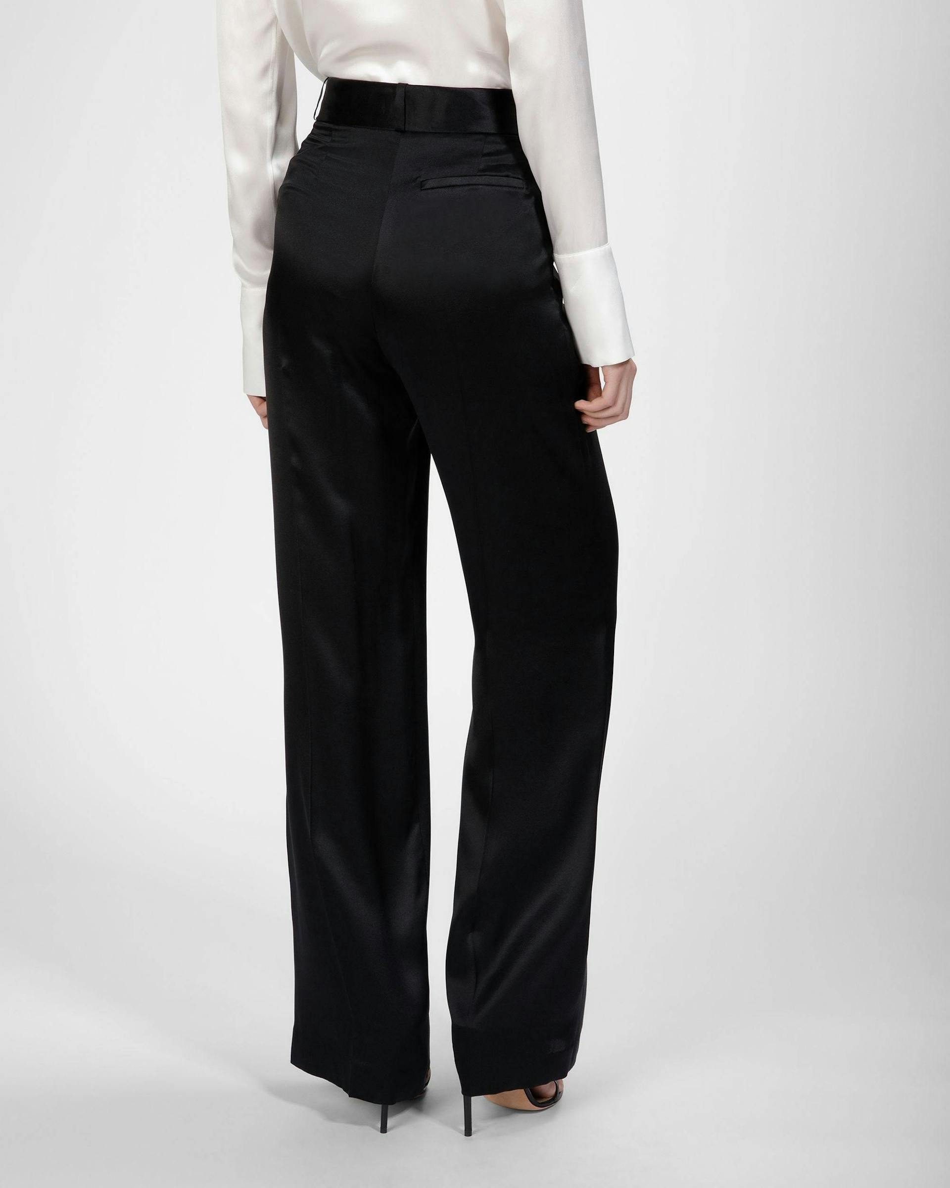 Silk Pants In Black - Women's - Bally - 05