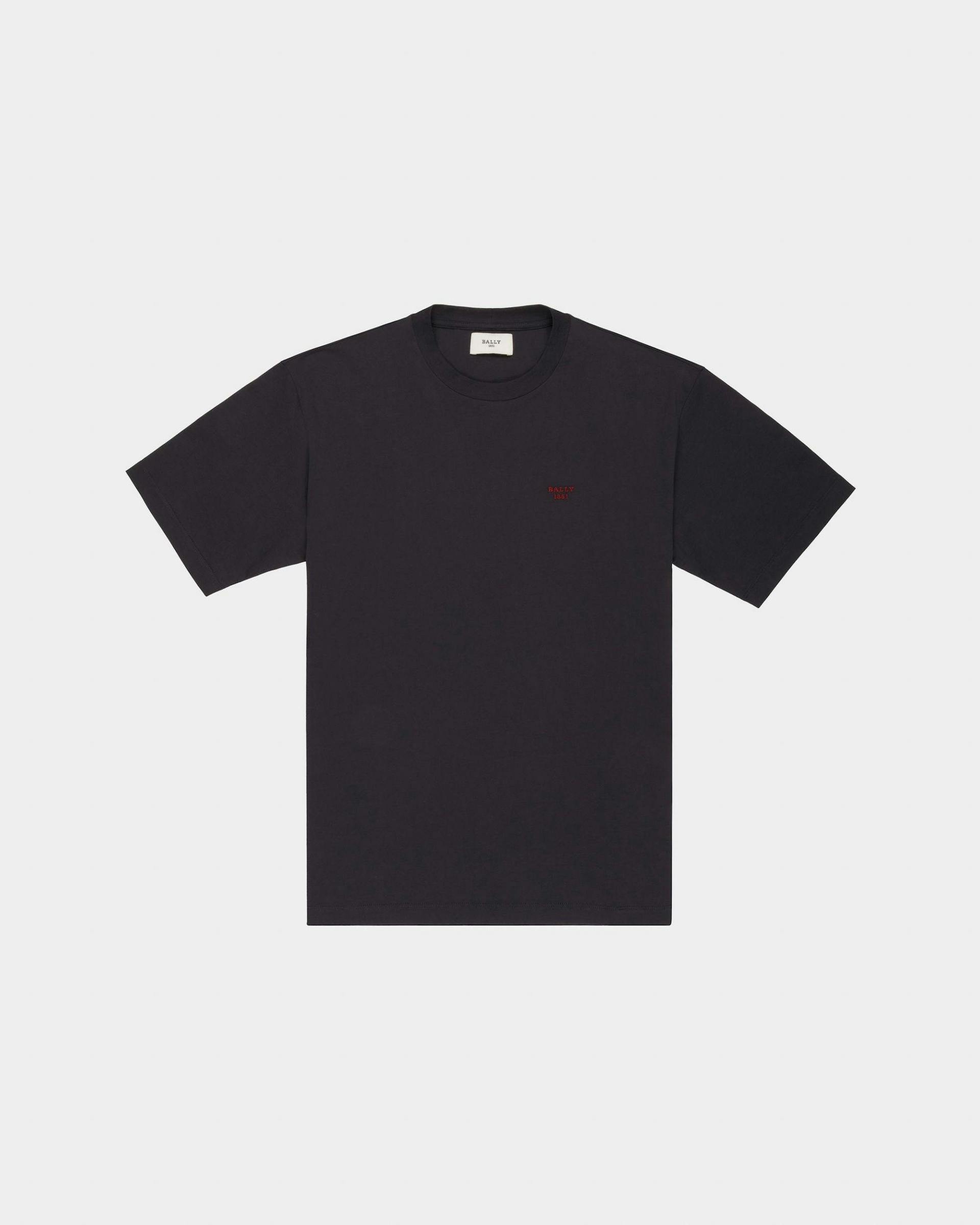 1851 T-Shirt | Men'S T-Shirt | Navy Organic Cotton | Bally