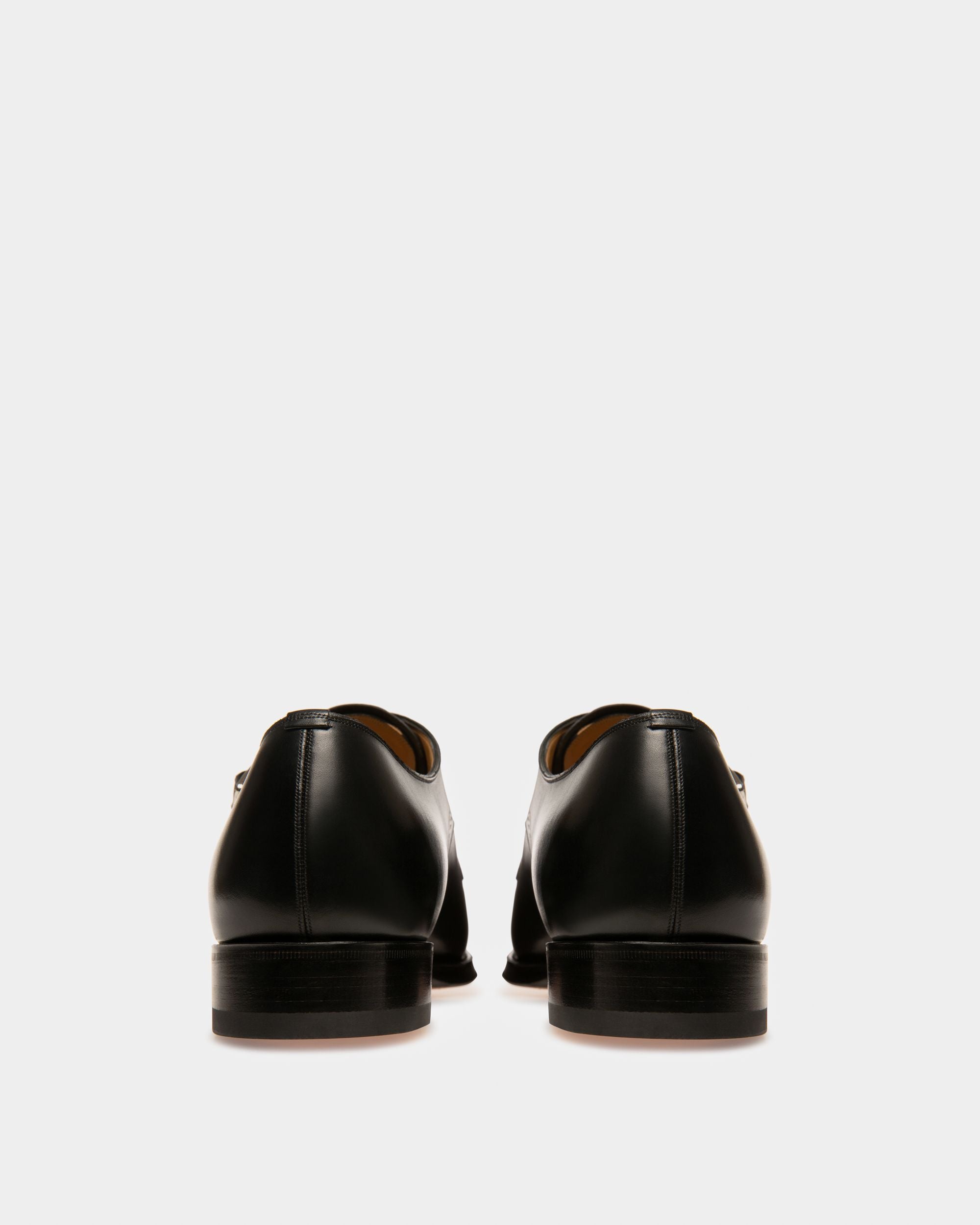 Scardino Men's Leather Monk Strap Shoe In Black - Men's - Bally - 03