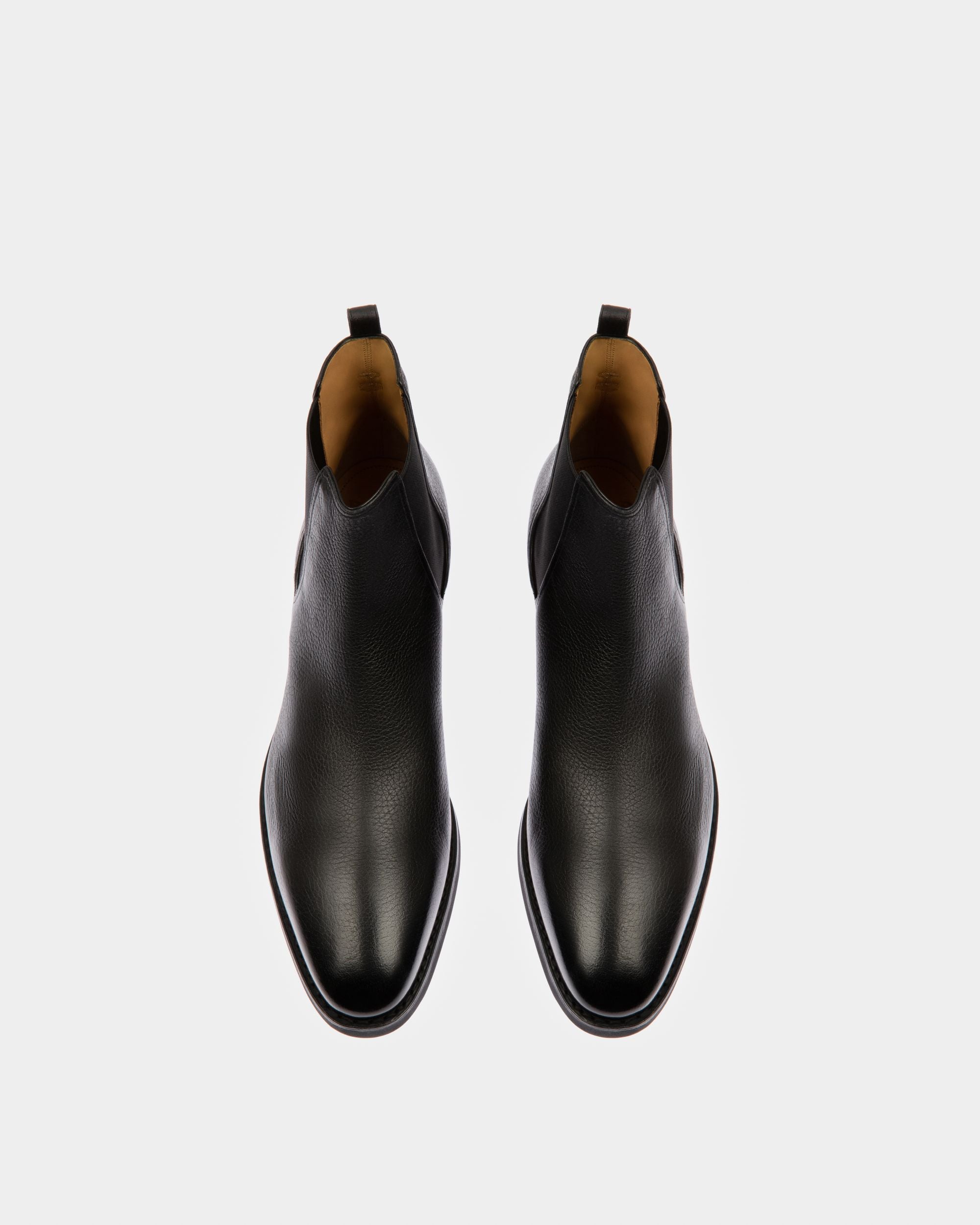 Scribe Novo Booties In Black Leather - Men's - Bally - 03