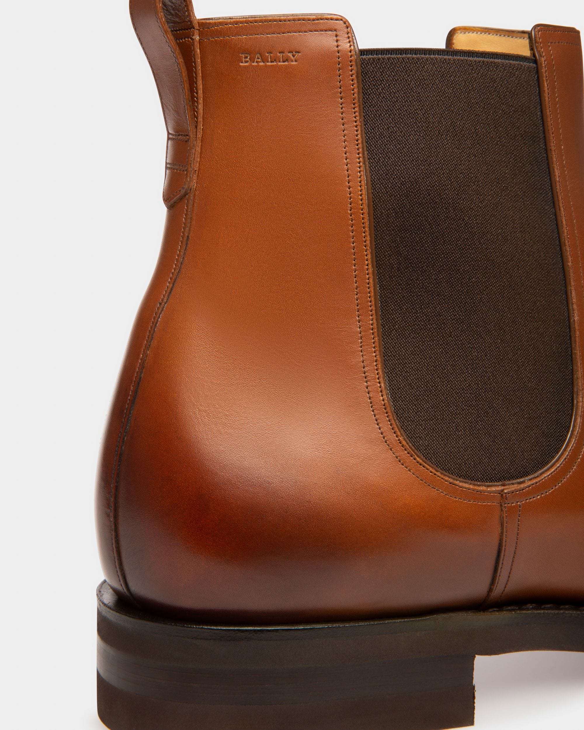 Scribe Novo Booties In Brown Leather - Men's - Bally - 06
