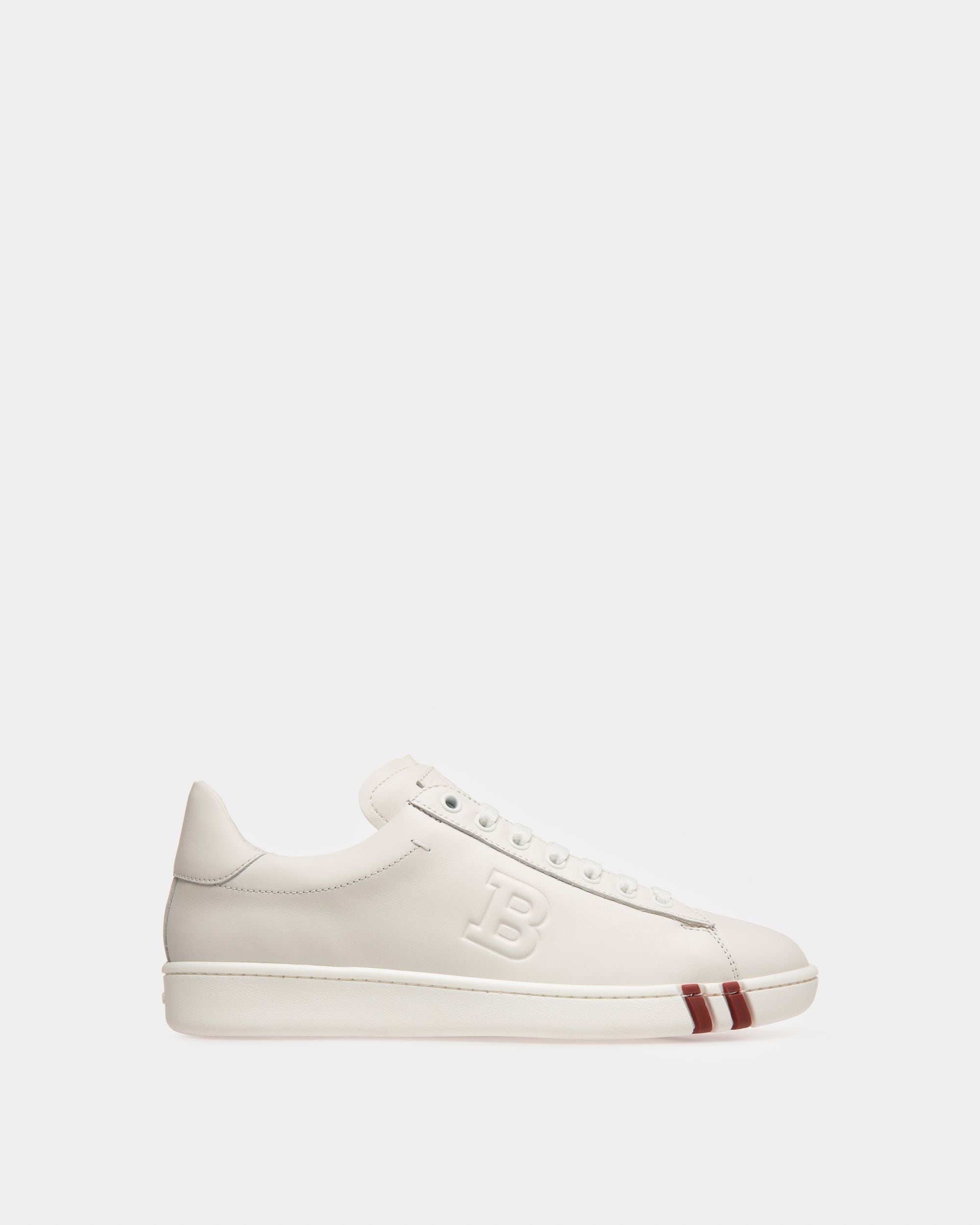 Wivian Leather Sneakers In White - Women's - Bally - 01