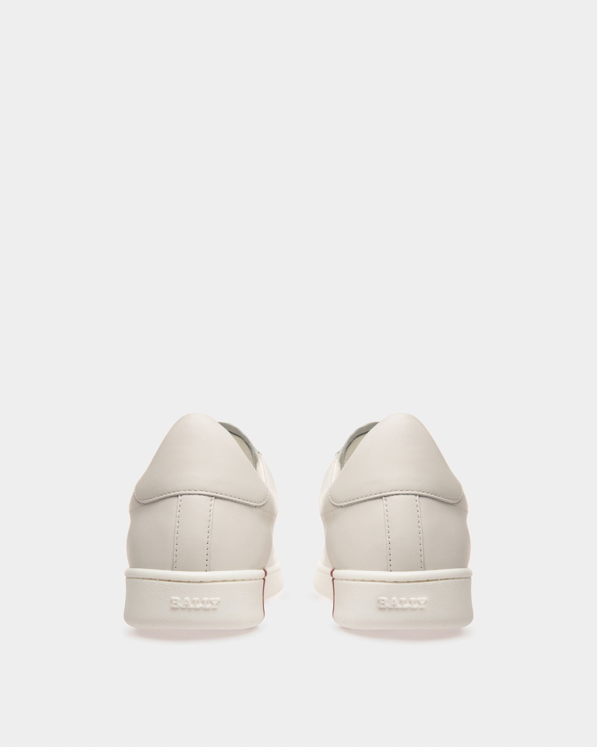 Wivian Leather Sneakers In White - Women's - Bally - 04