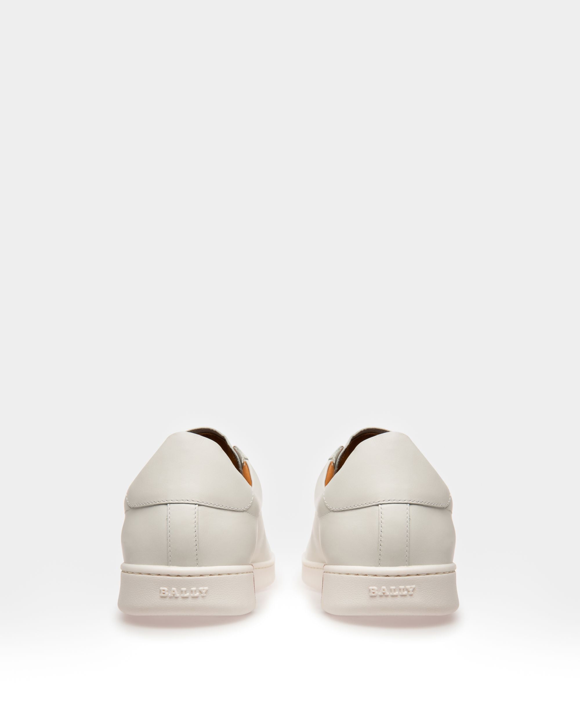 Asher Men's Leather Trainer In White - Men's - Bally - 03