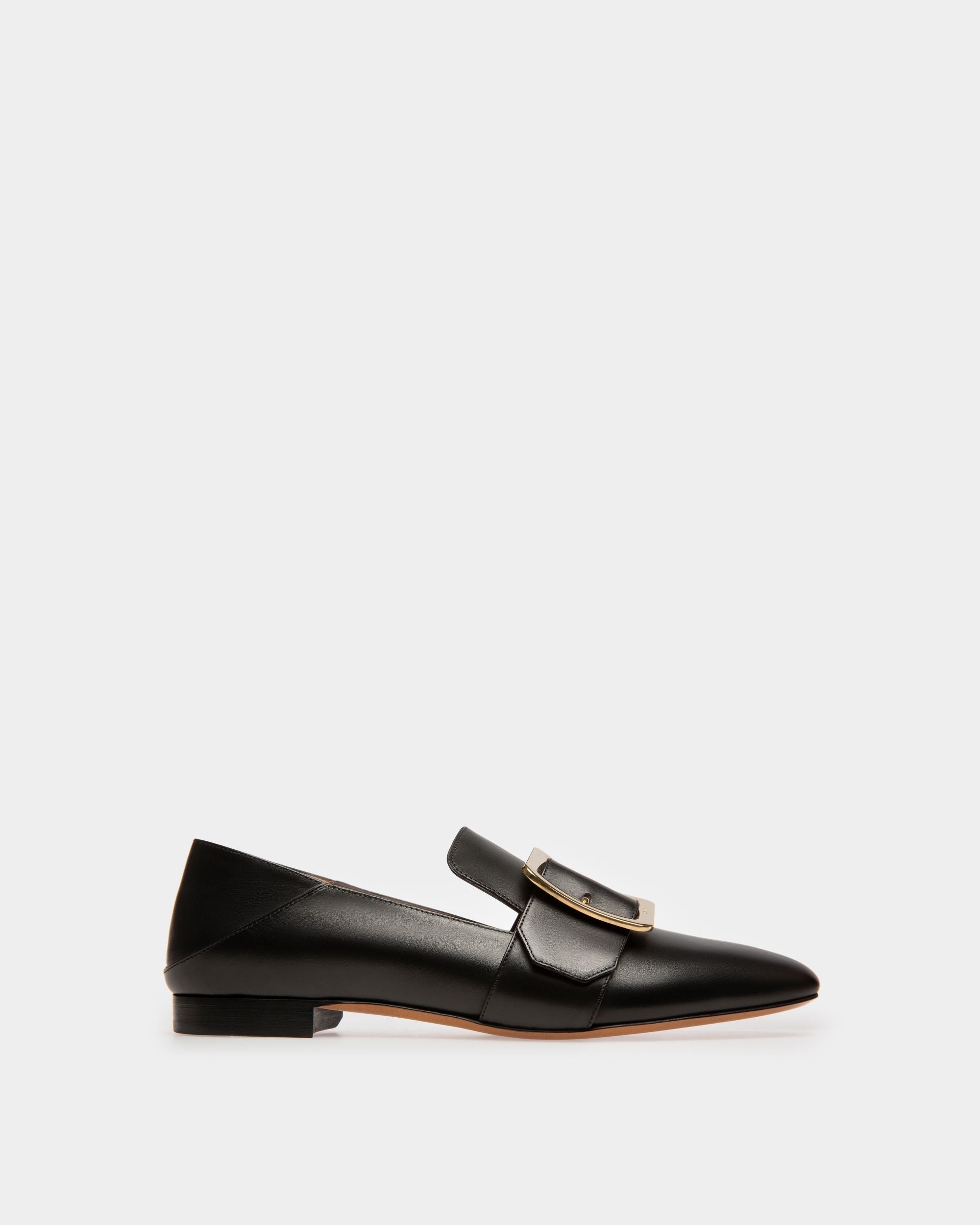 Janelle Women's Leather Slipper In Black - Women's - Bally - 01