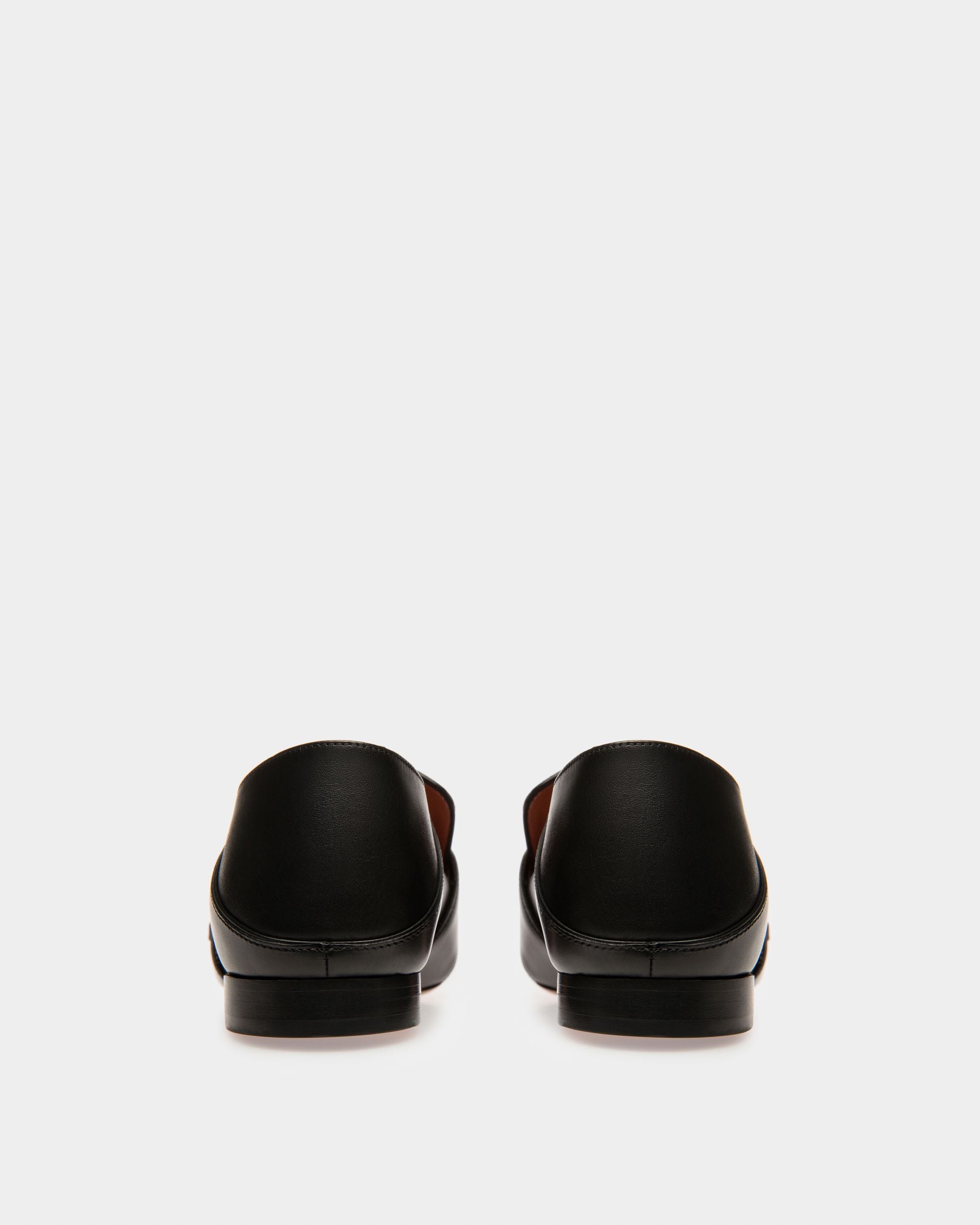 Janelle Women's Leather Slipper In Black - Women's - Bally - 02