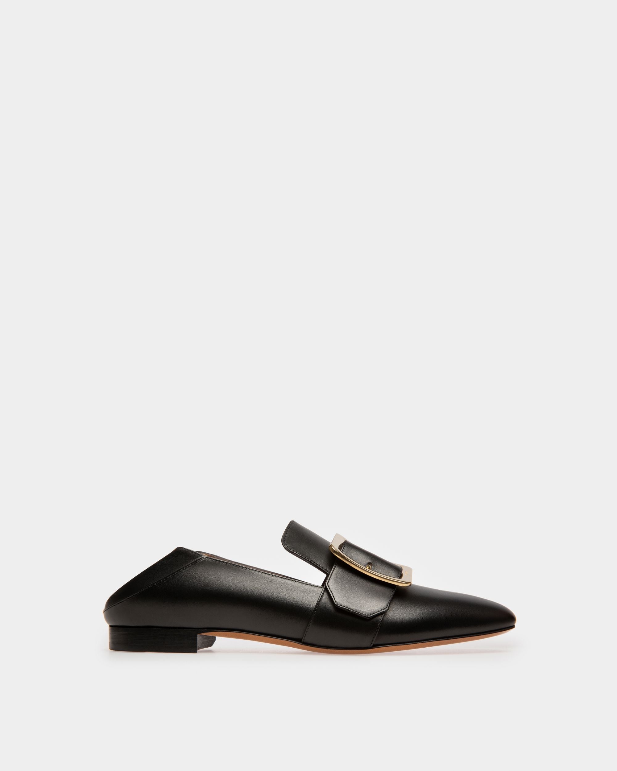 Janelle Women's Leather Slipper In Black - Women's - Bally - 04