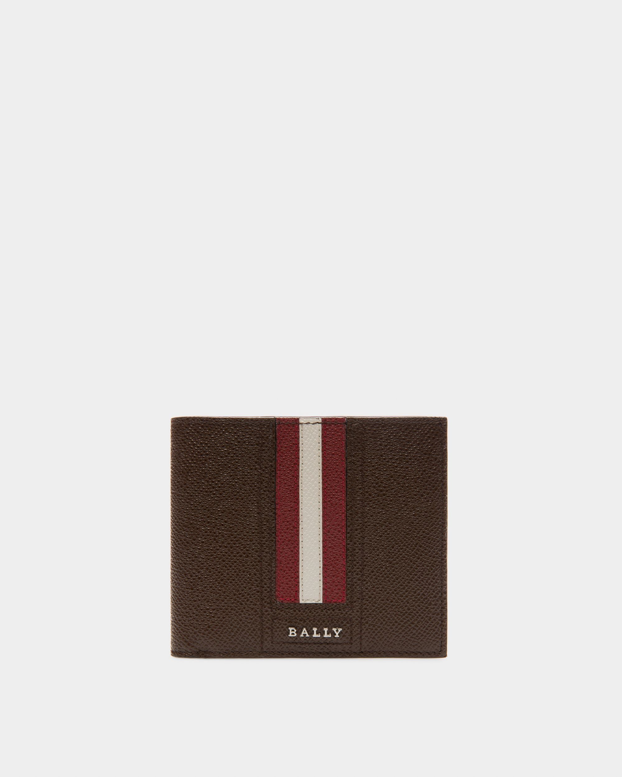 Trasai Leather Wallet In Brown - Men's - Bally - 01