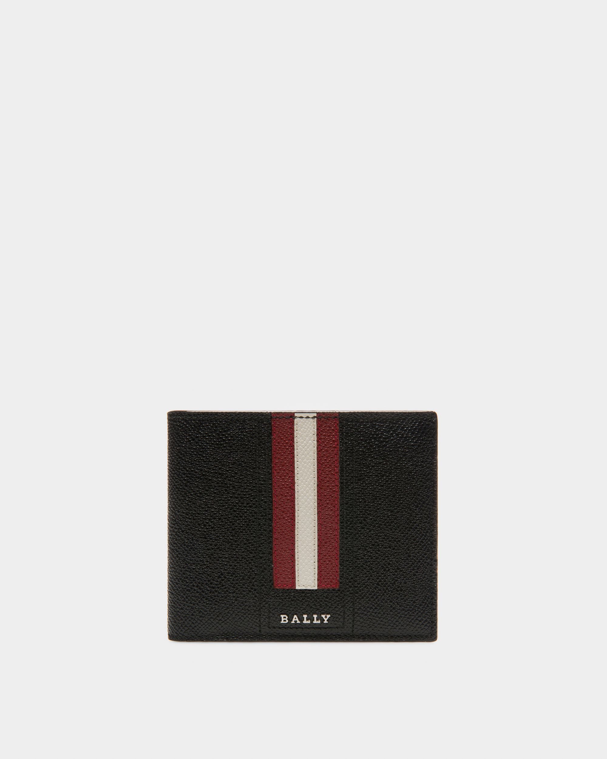 Taliky Leather Coin Wallet In Black - Men's - Bally - 01