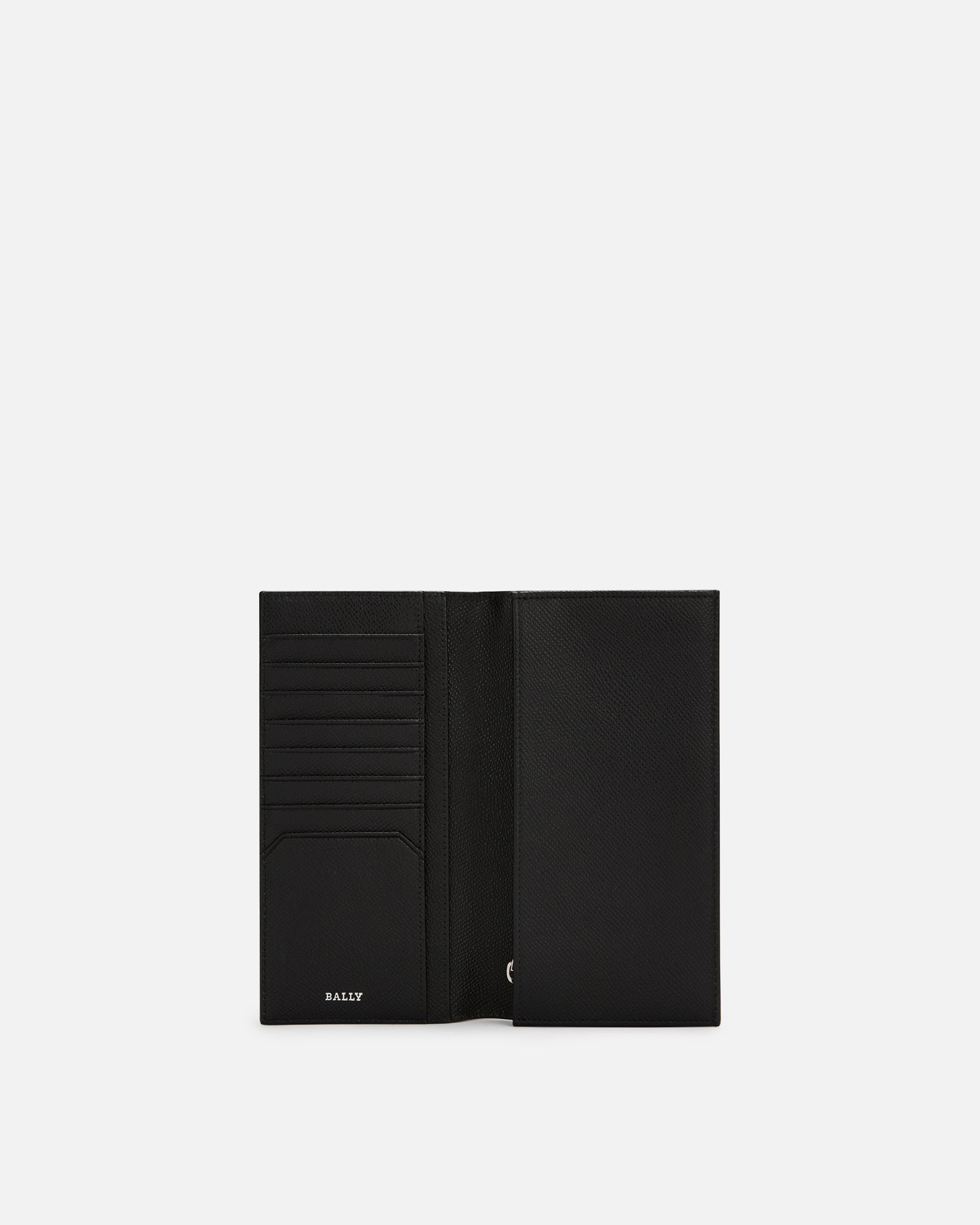 Taliro Leather Continental Wallet In Black - Men's - Bally - 03