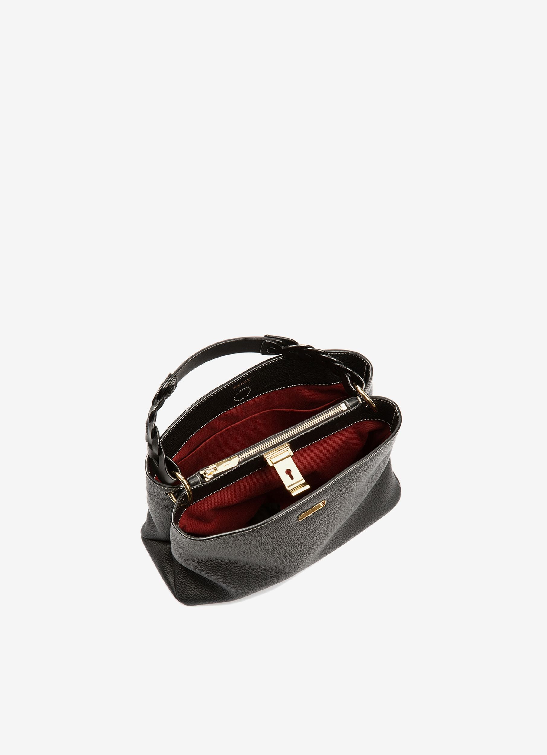 Lucyle Leather Shoulder Bag In Black - Women's - Bally - 04