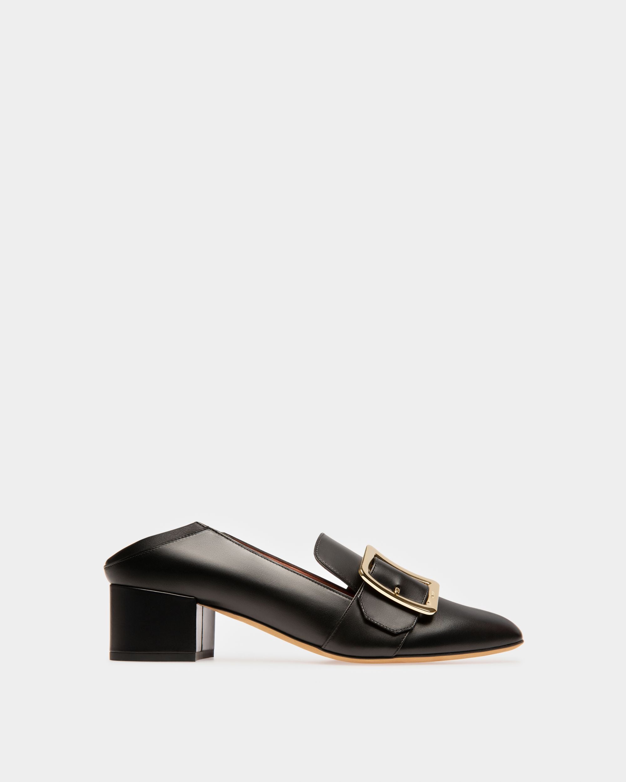 Janelle Women's Calf Leather Pump With 40Mm Heel In Black - Women's - Bally - 05