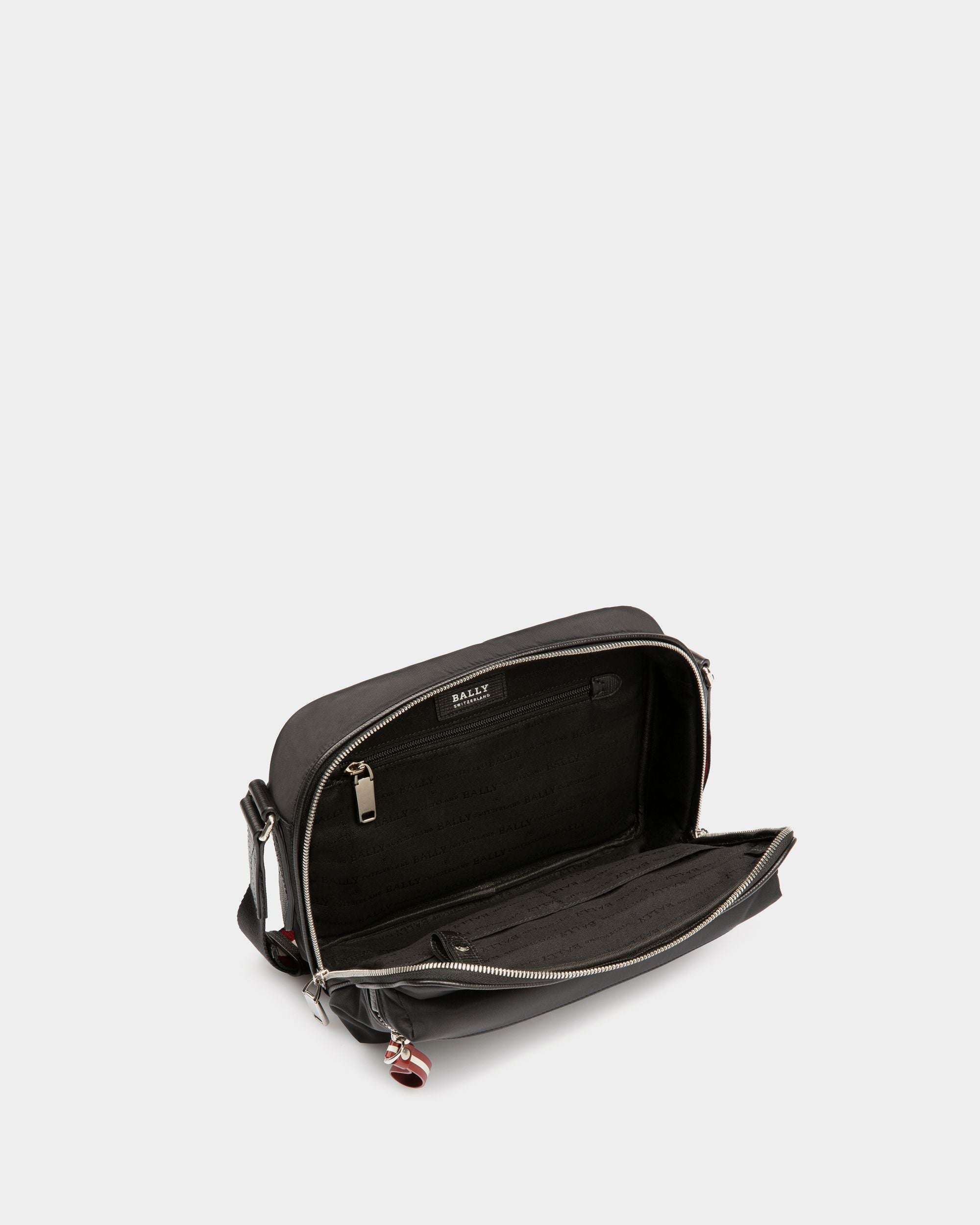 Fiji Techno Nylon Reporter Bag In Black - Men's - Bally - 04