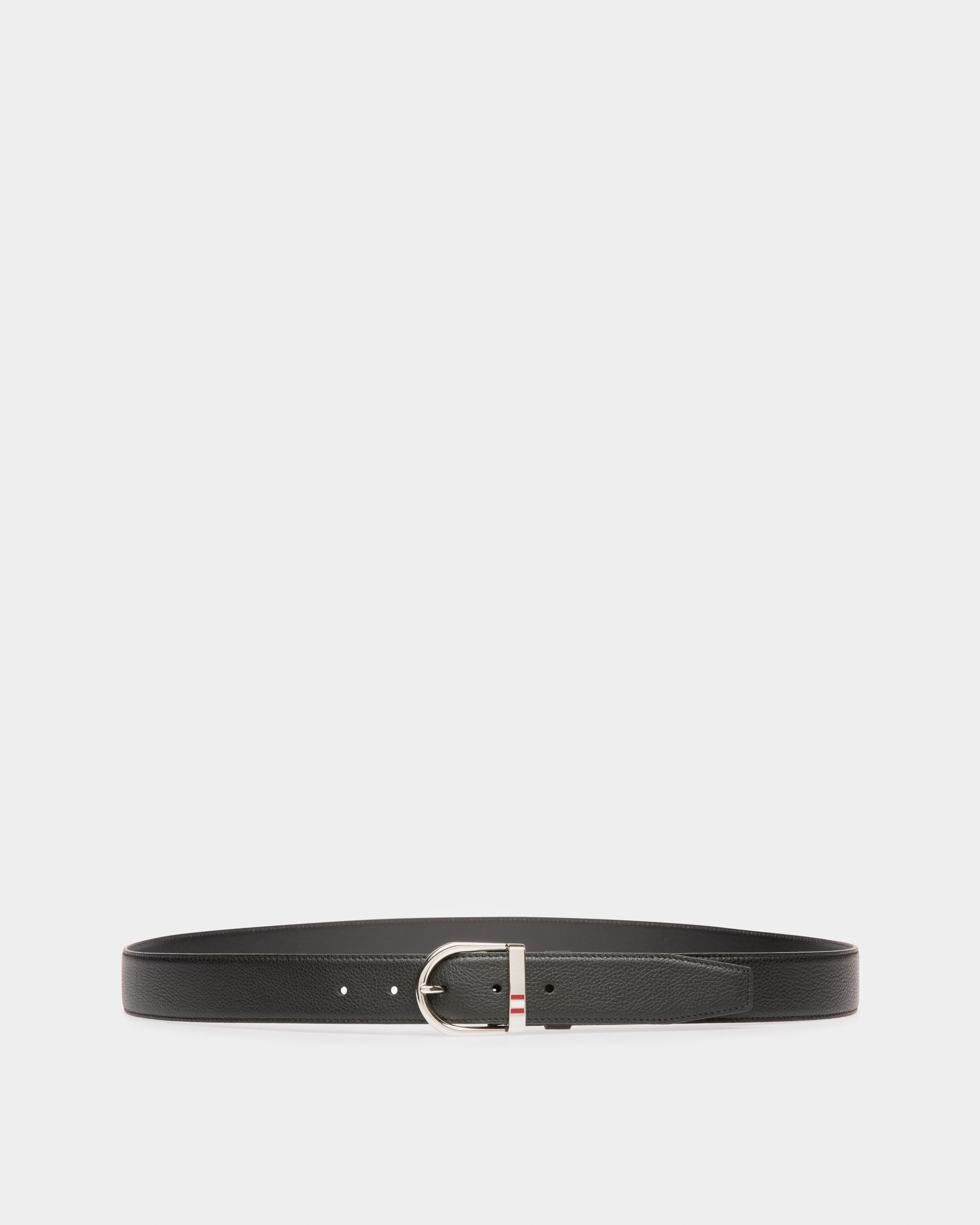 Darkon Leather 35mm Belt In Black - Men's - Bally - 01