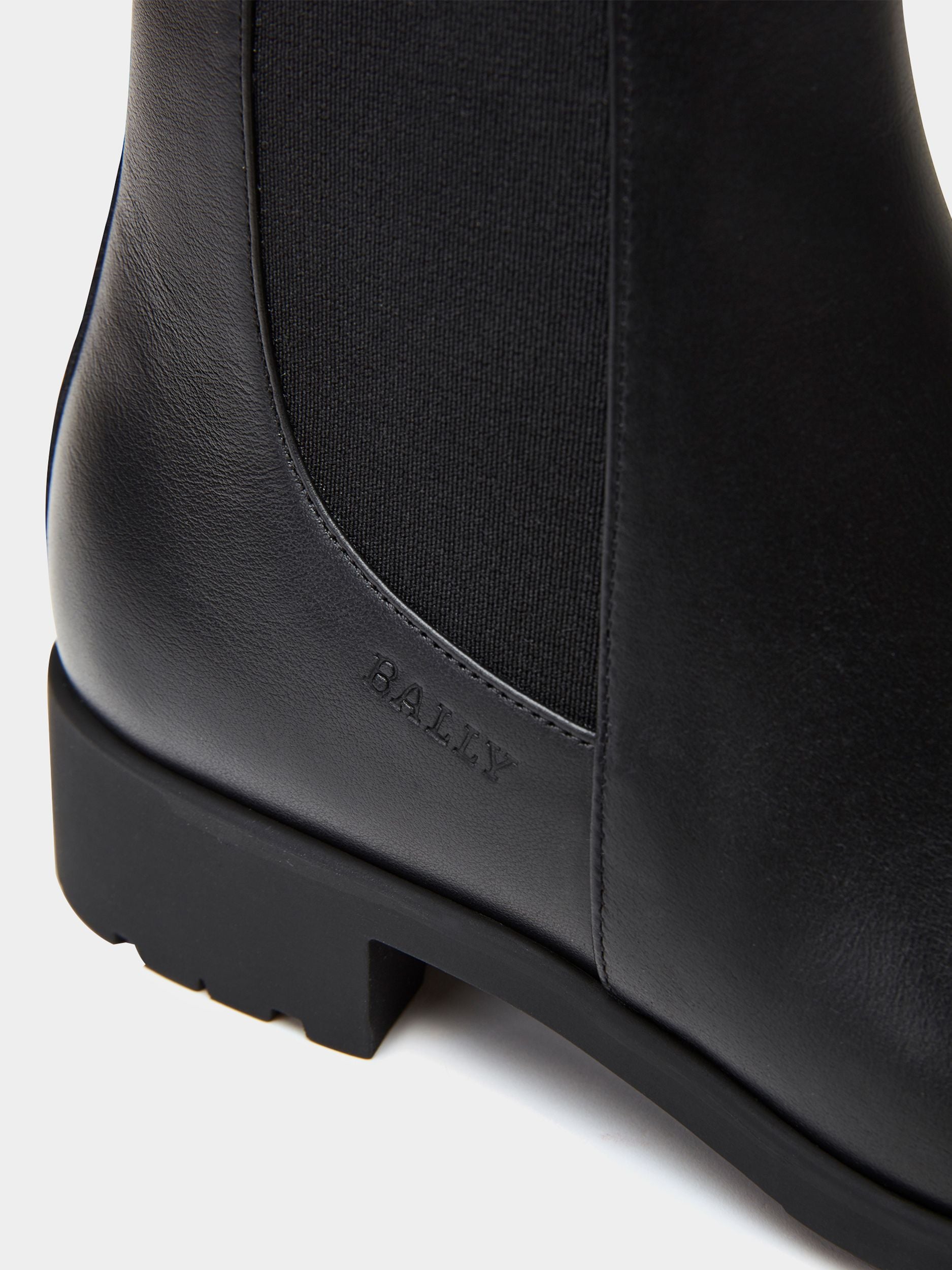 Bootie in Black Leather - Women's - Bally - 04