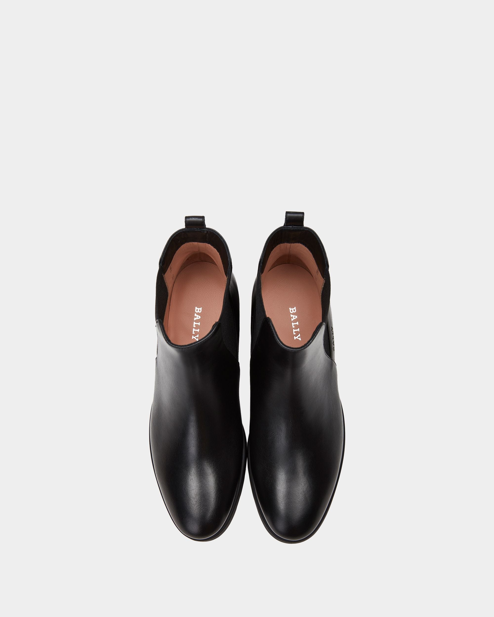 Bootie in Black Leather - Women's - Bally - 05
