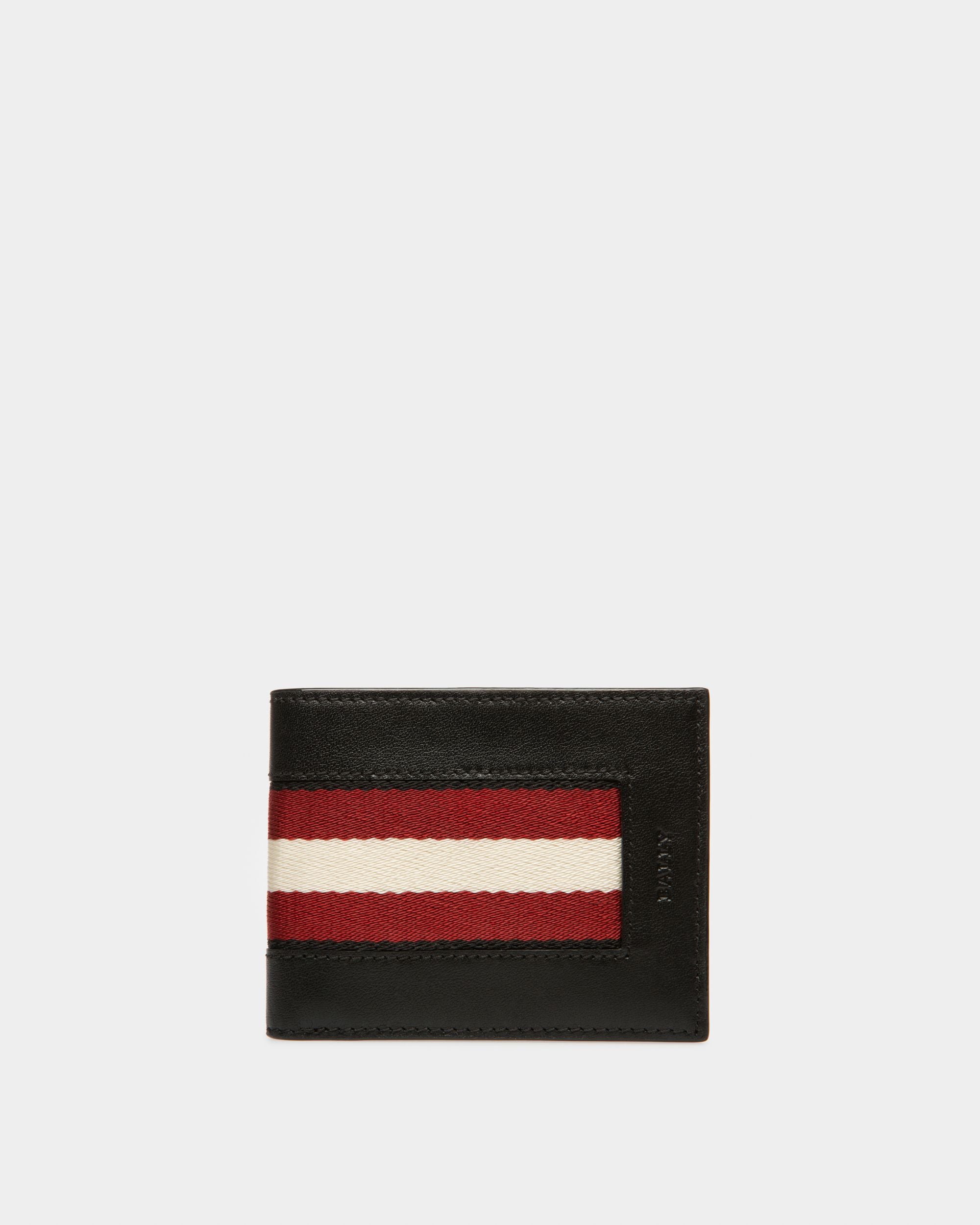 Bevye Leather Wallet In Black - Men's - Bally - 01