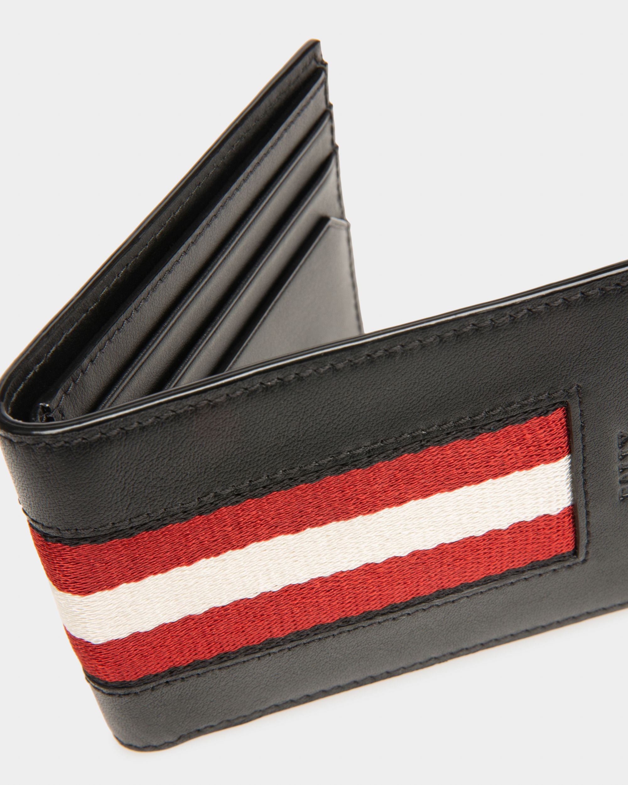 Bevye Leather Wallet In Black - Men's - Bally - 04