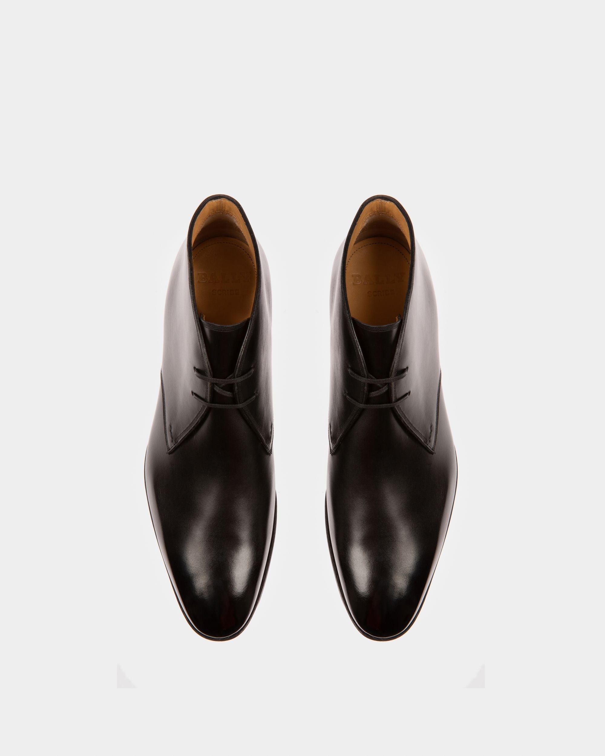 Skiligny Leather Boots In Black - Men's - Bally - 02
