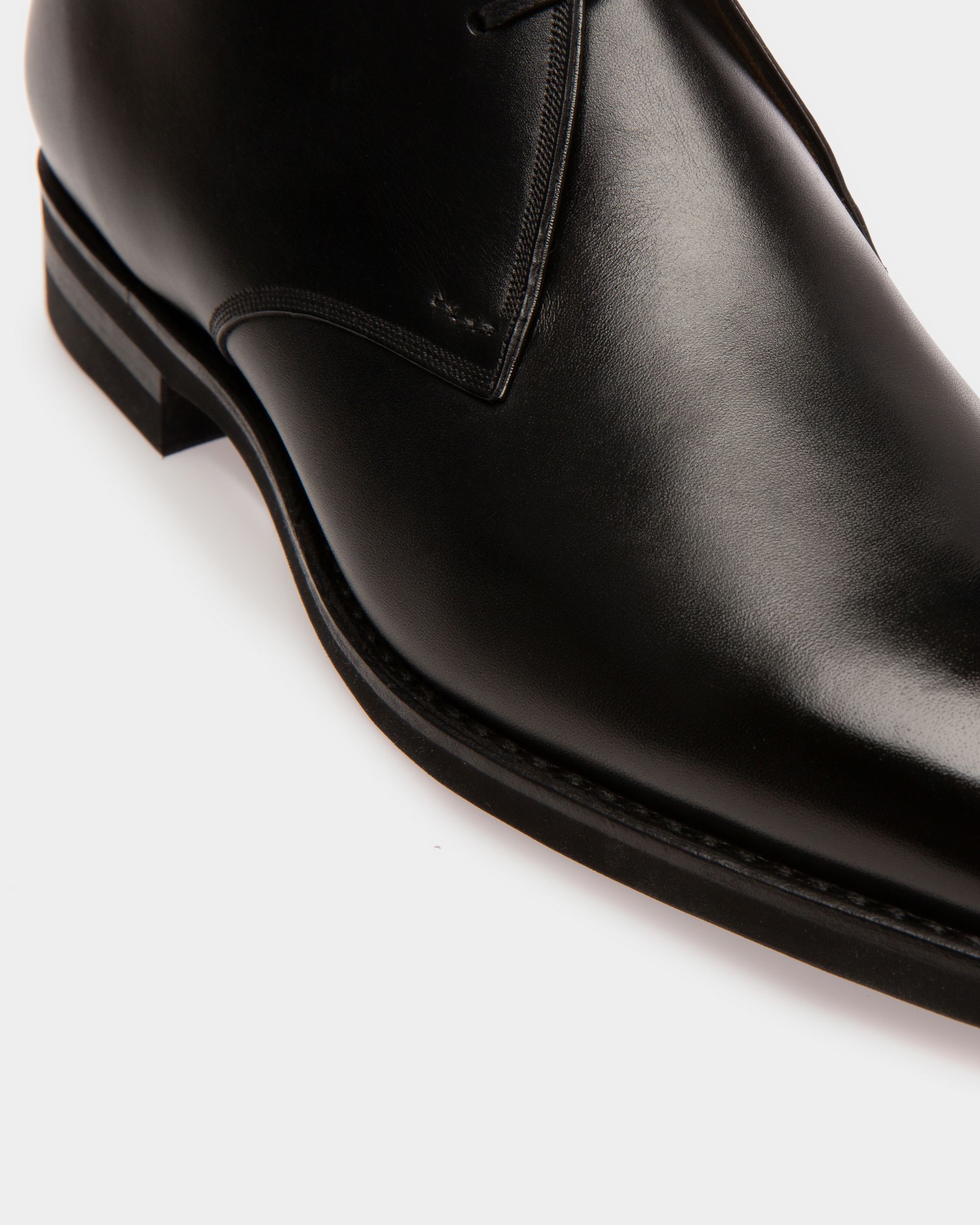 Skiligny Leather Boots In Black - Men's - Bally - 05