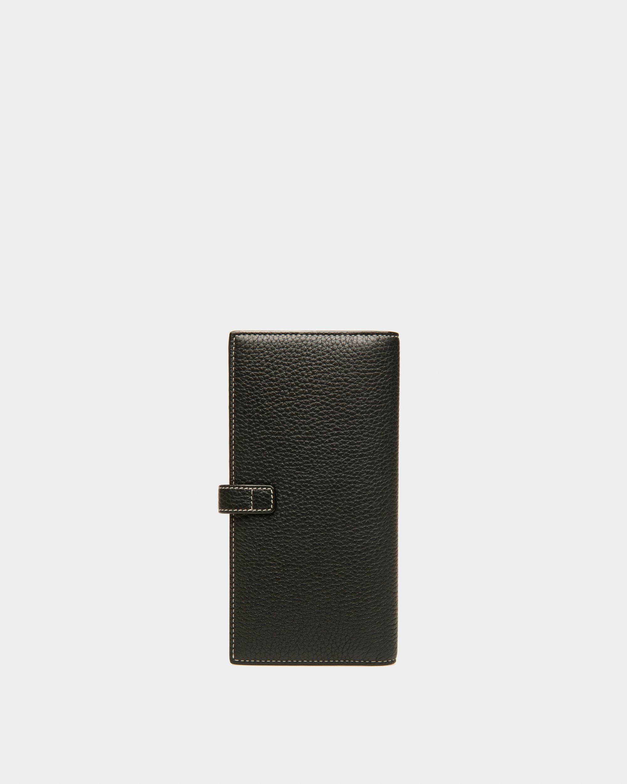 Amy Leather Wallet In Black - Women's - Bally - 02