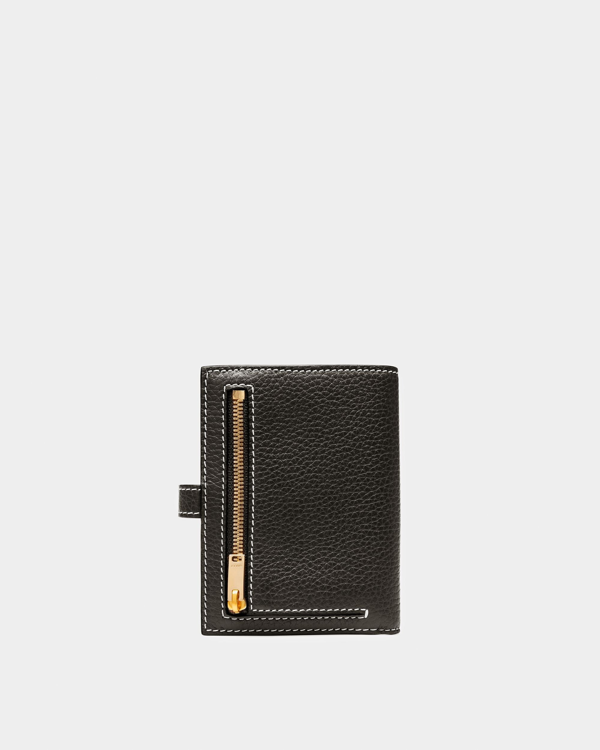 Assen Leather Card Holder In Black - Women's - Bally - 02