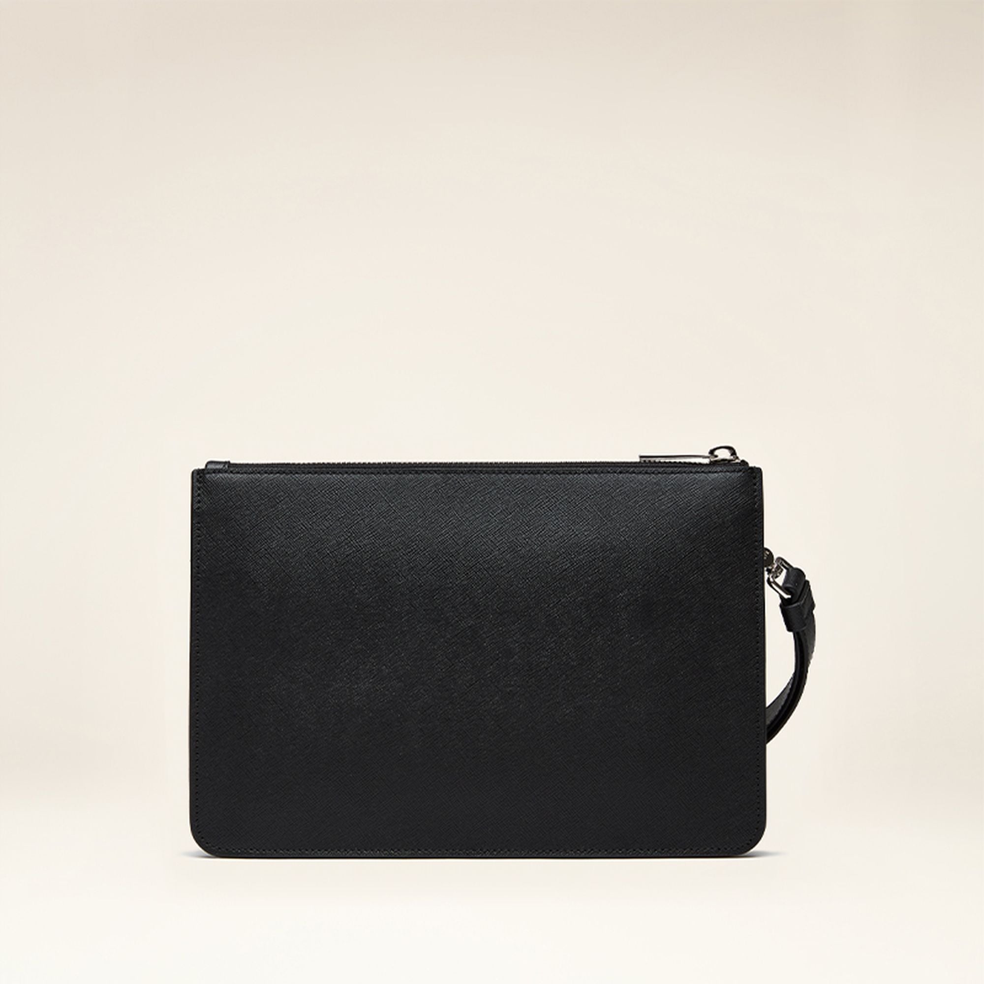Men's Black Leather Casual Clutch - Men's - Bally - 02