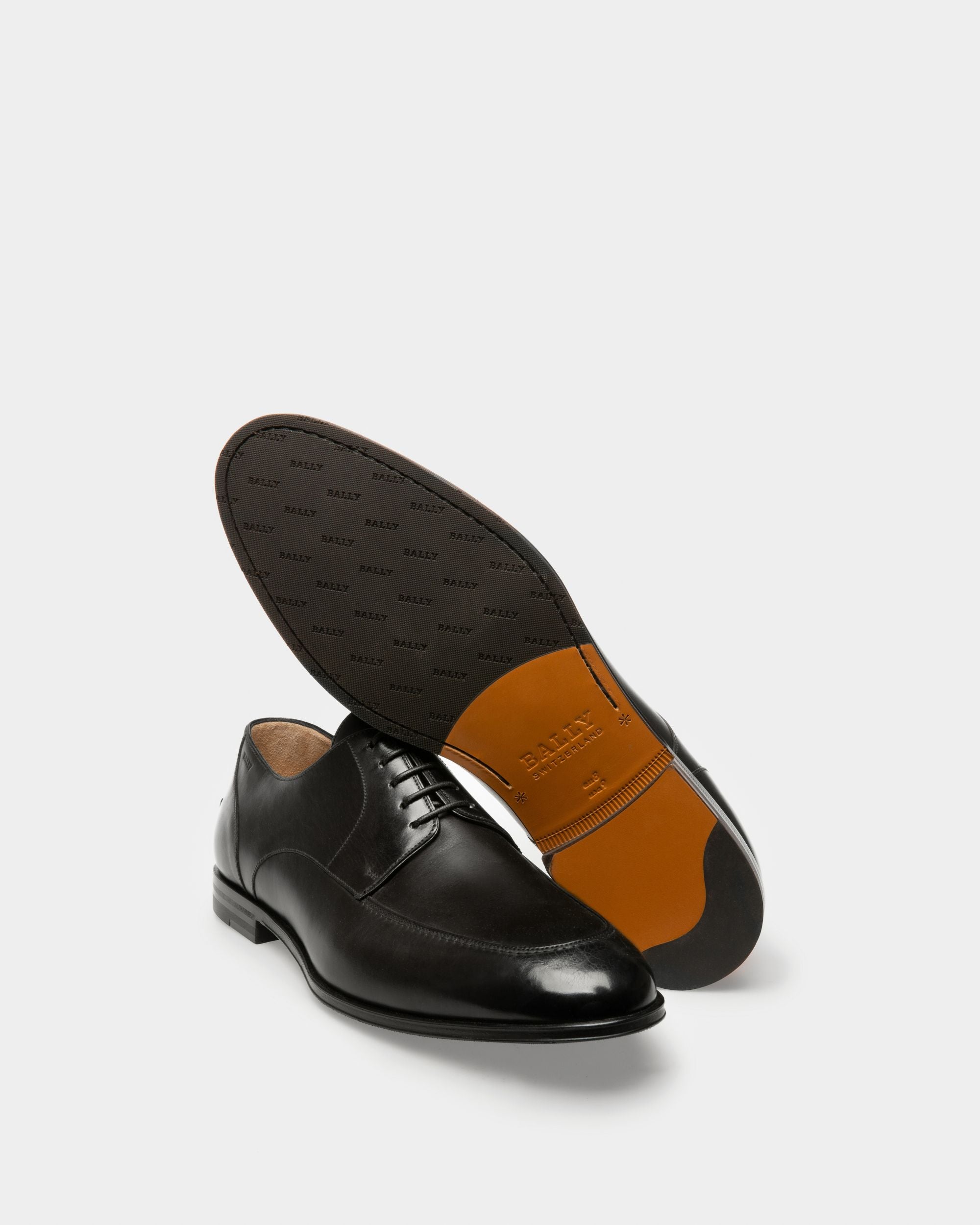 Wedmer Leather Lace-Ups In Black - Men's - Bally - 04