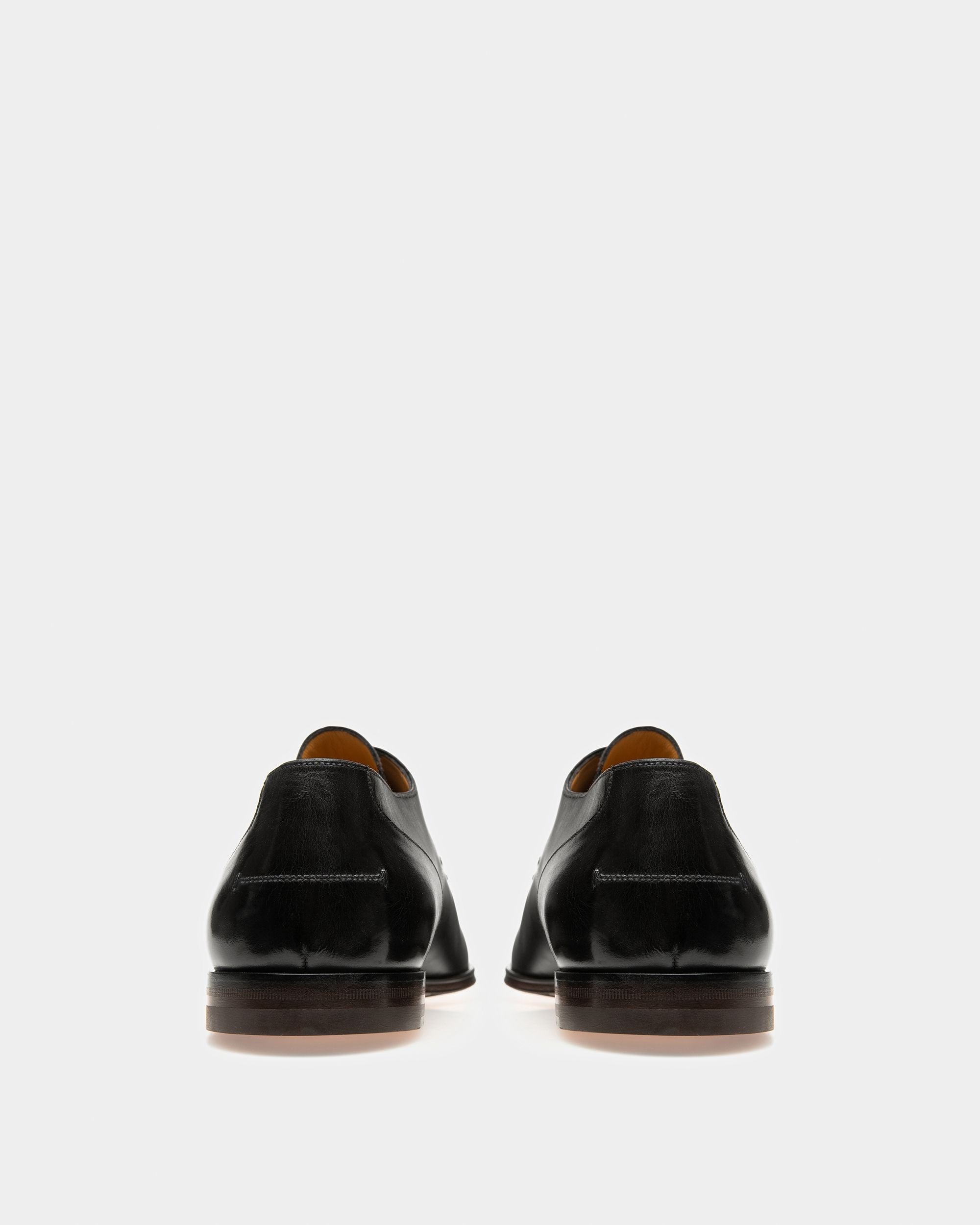 Wedmer Leather Derby Shoes In Black - Men's - Bally - 03