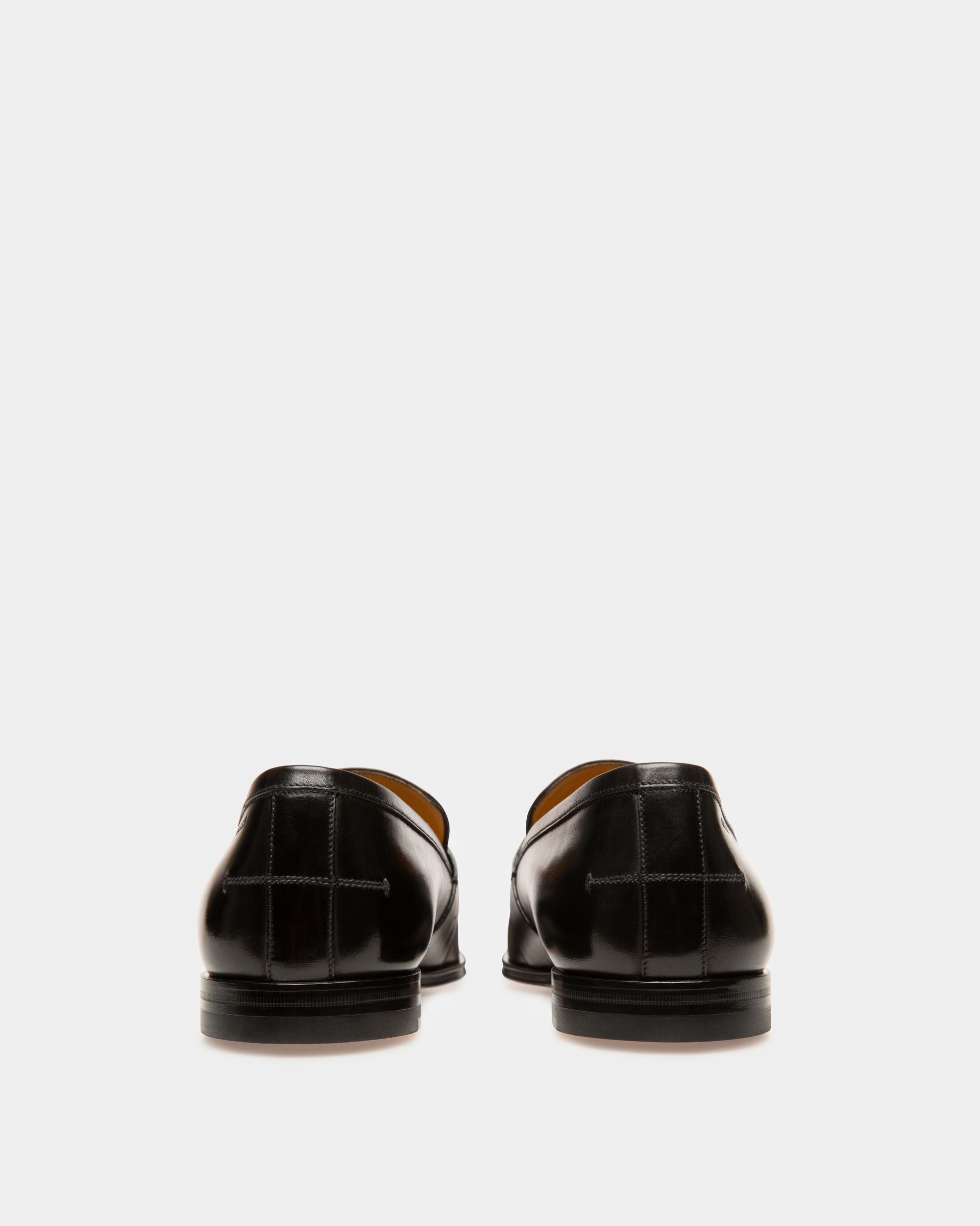 Wesper Leather Loafers In Black - Men's - Bally - 03