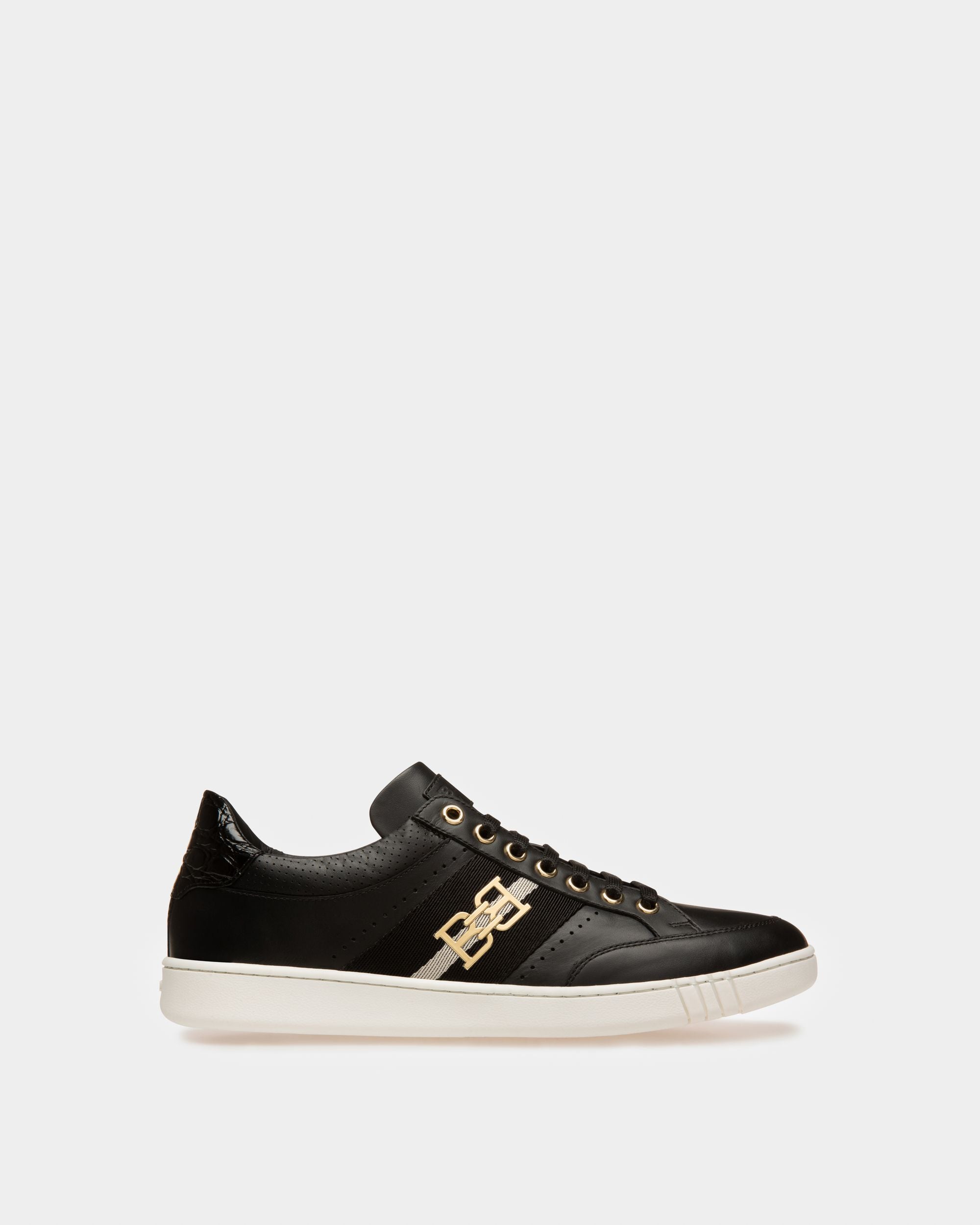 Winton Leather Sneakers In Black - Men's - Bally - 01