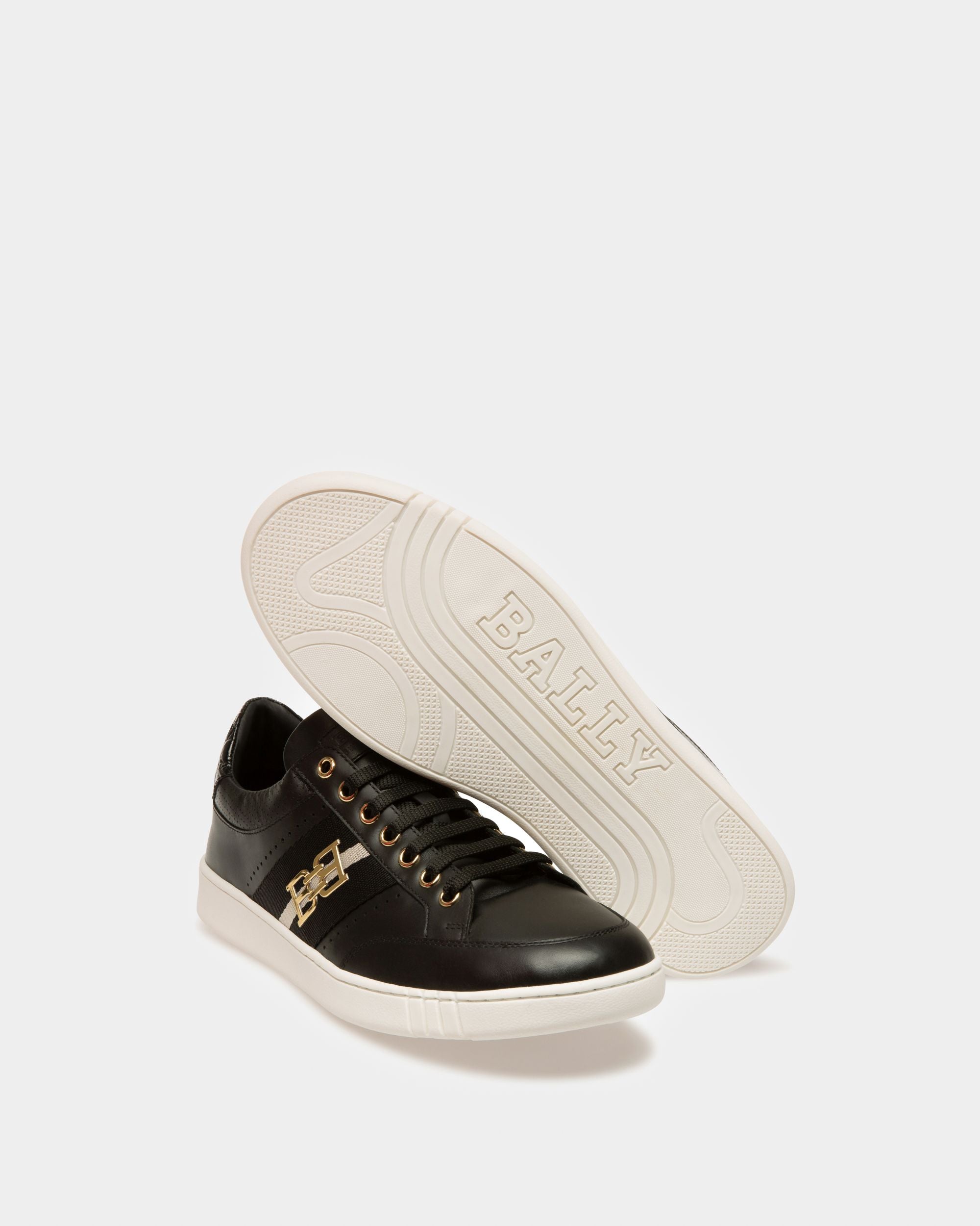 Winton Leather Sneakers In Black - Men's - Bally - 06