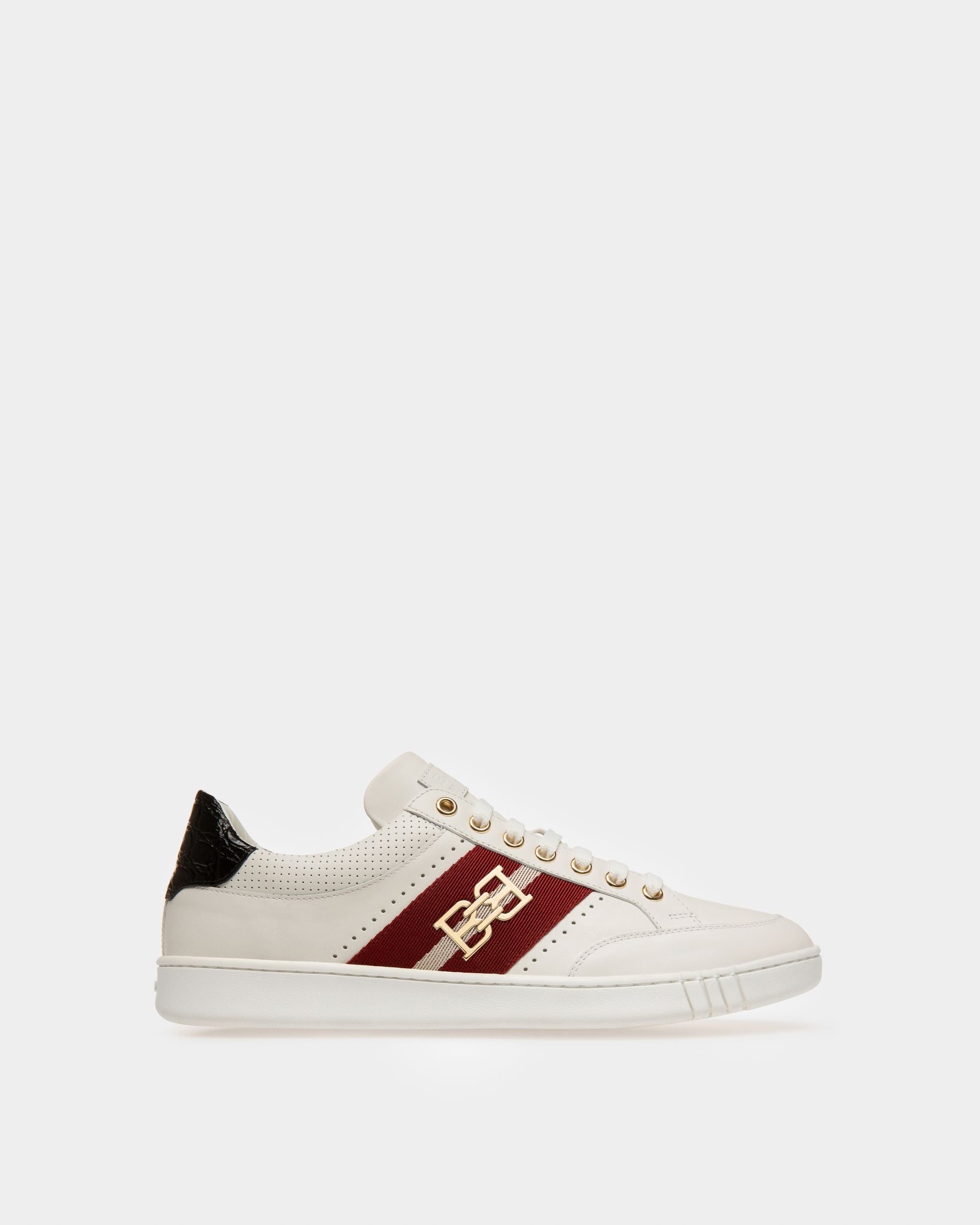 Winton Leather Sneakers In White - Men's - Bally - 01