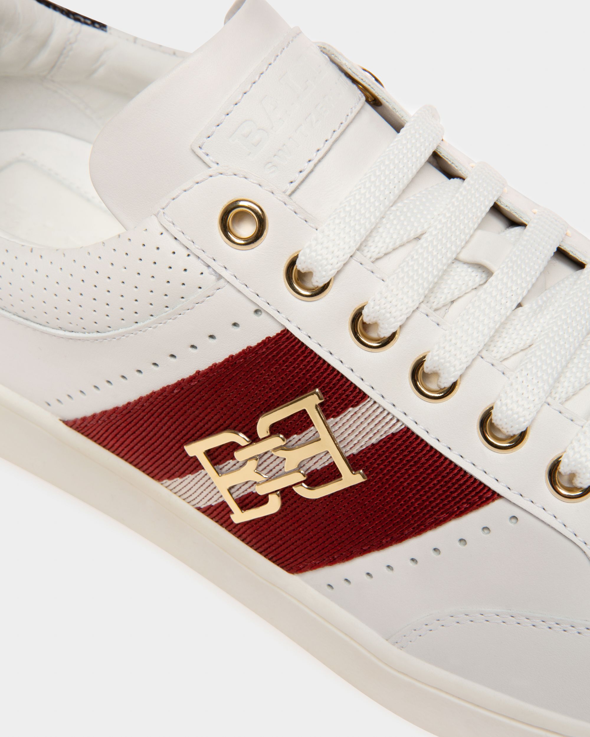 Winton Leather Sneakers In White - Men's - Bally - 02