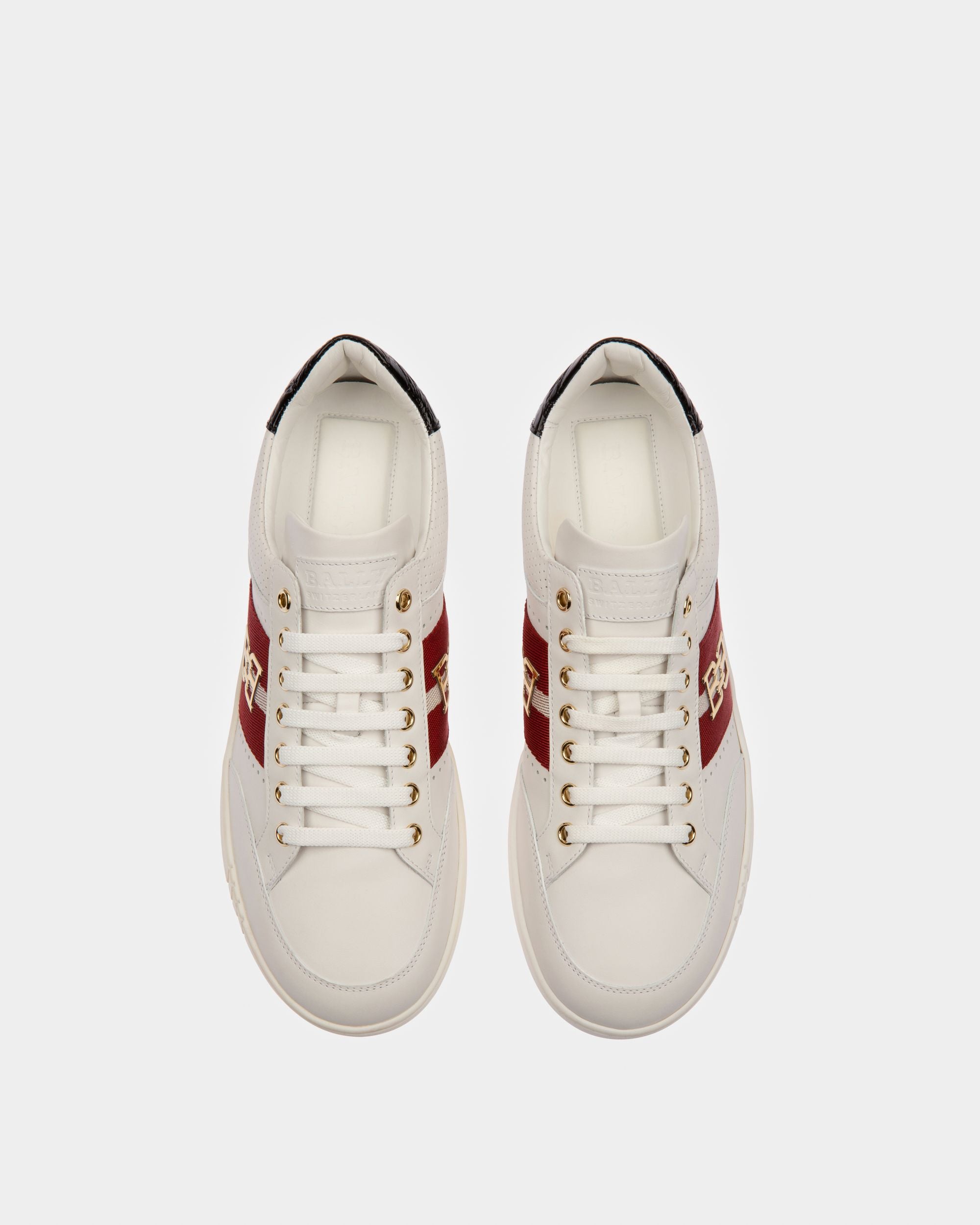 Winton Leather Sneakers In White - Men's - Bally - 04