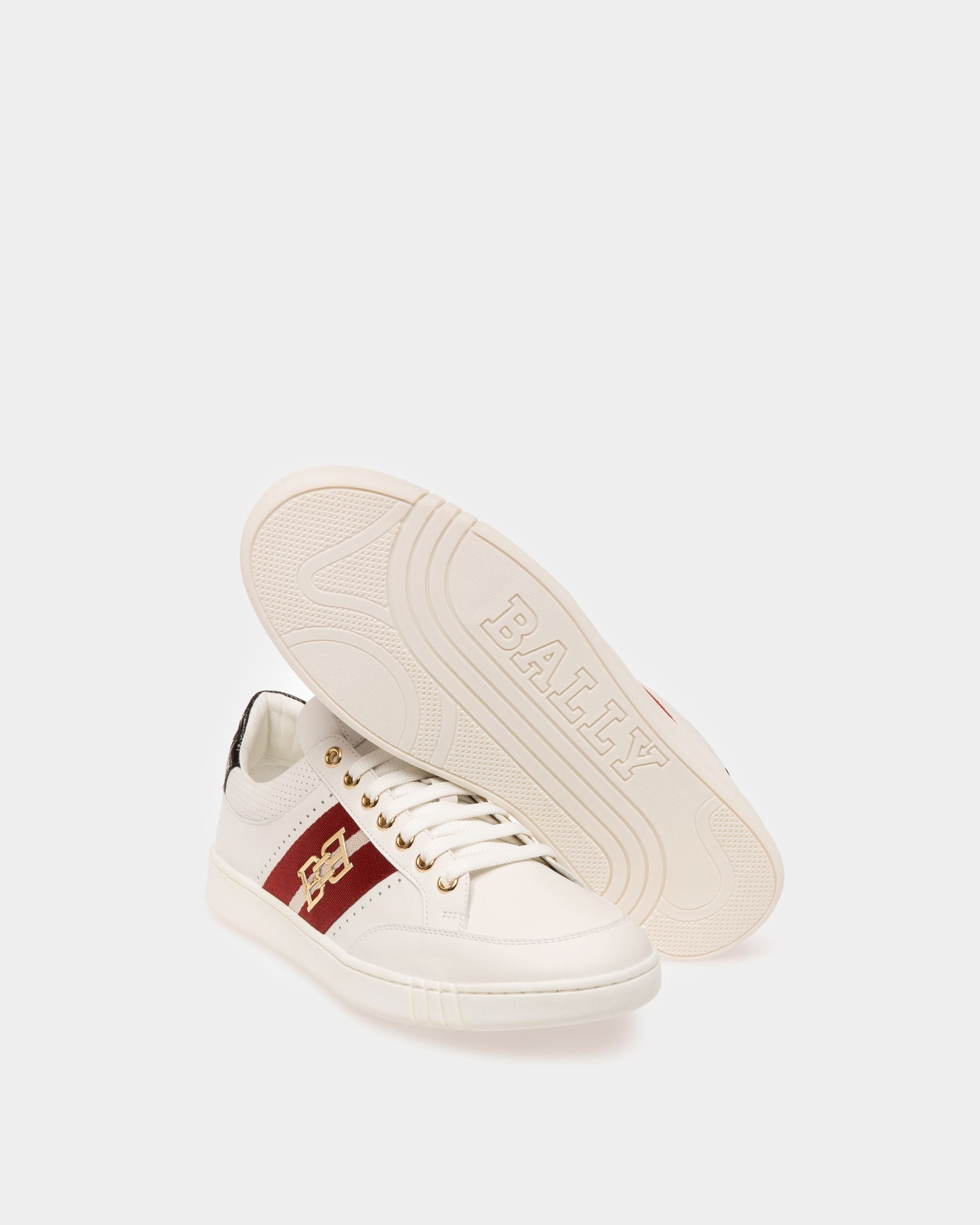 Winton Leather Sneakers In White - Men's - Bally - 06