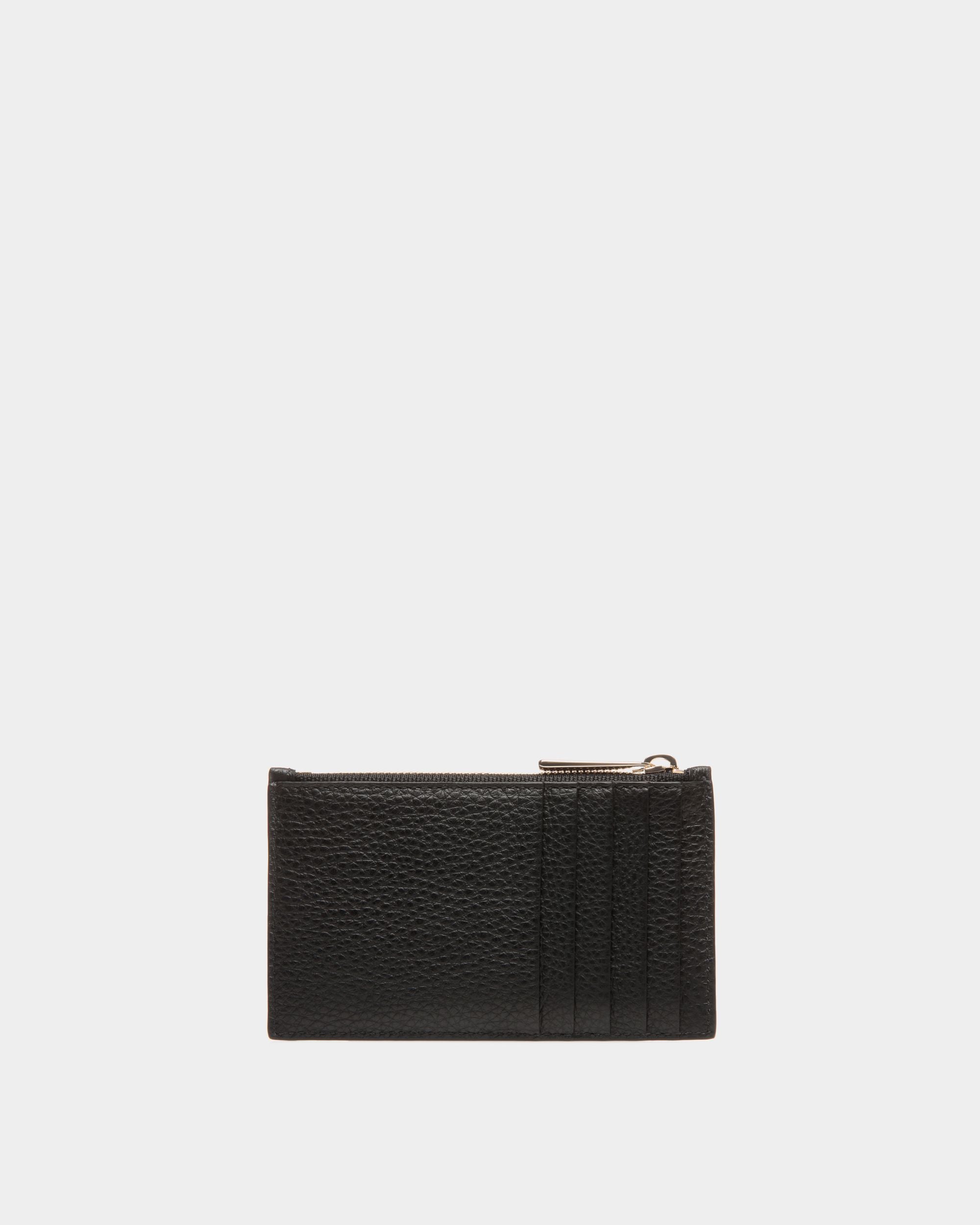Business Card Holder In Black Bovine - Women's - Bally - 02