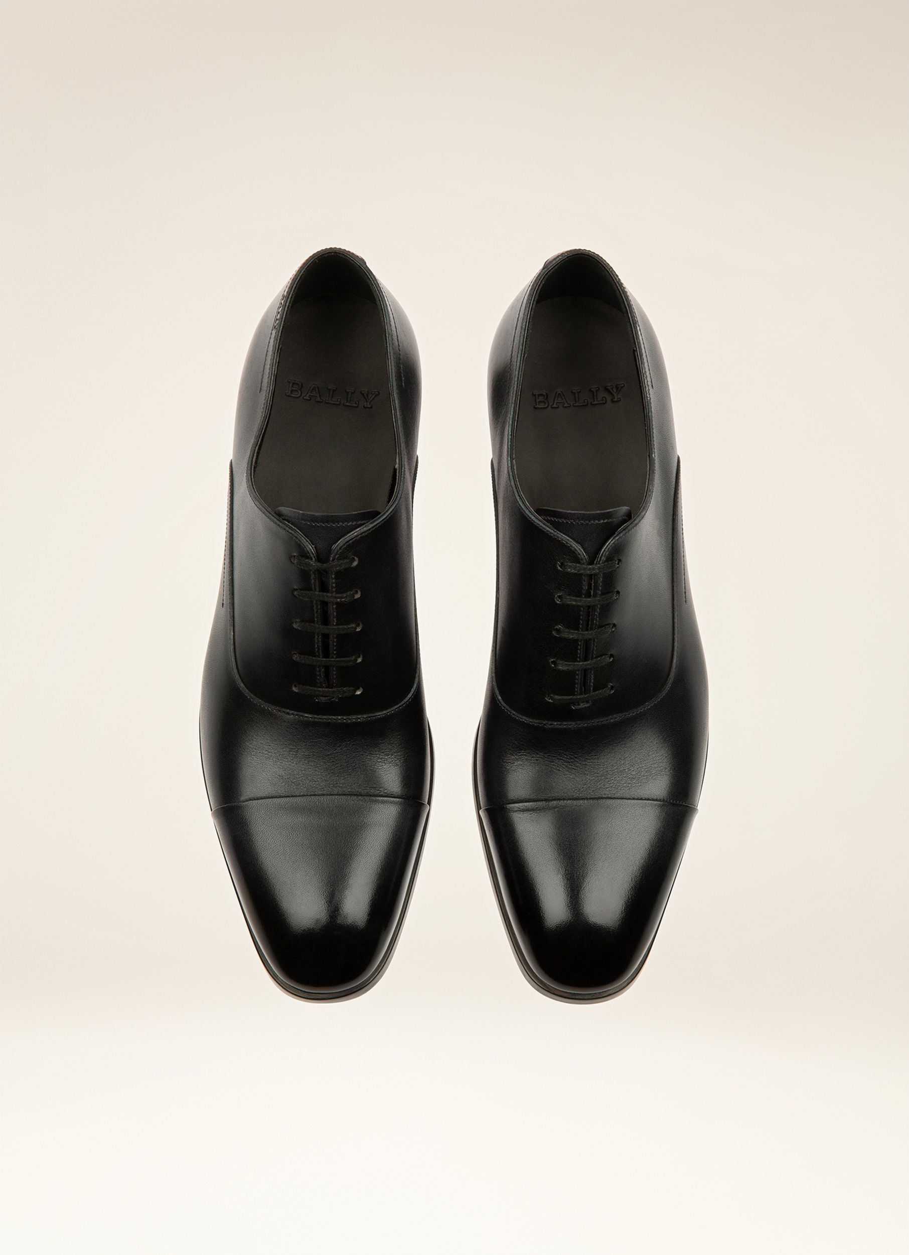 Lizzar Leather Oxfords In Black - Men's - Bally - 04