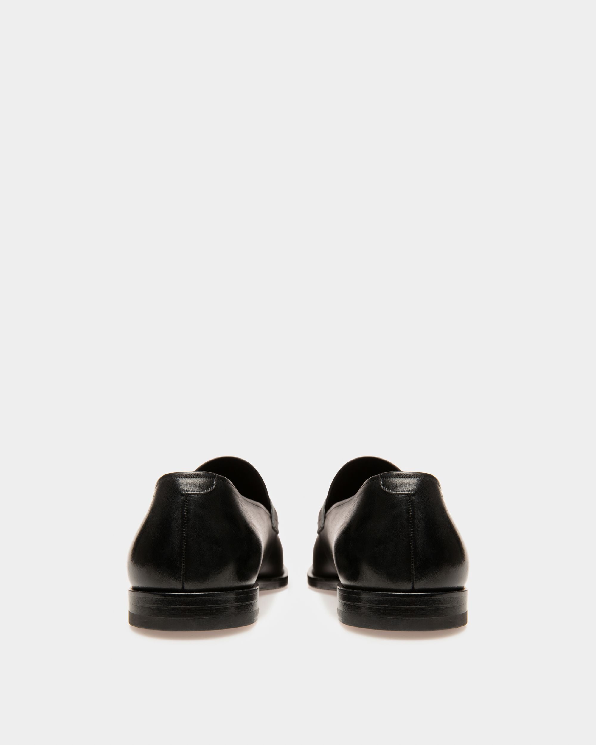 Kelsy Leather Moccasins In Black - Men's - Bally - 03